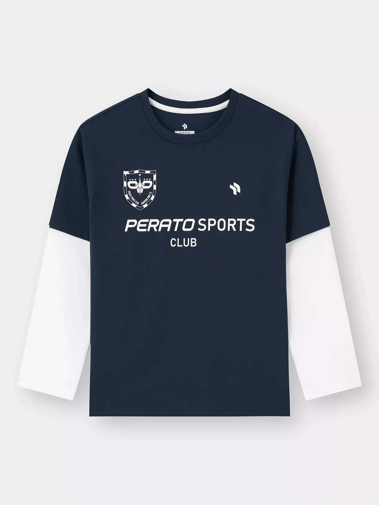 Áo Thun Dài Tay Bé Trai PERATO Phong Cách Lifestyle L0TDW5B012