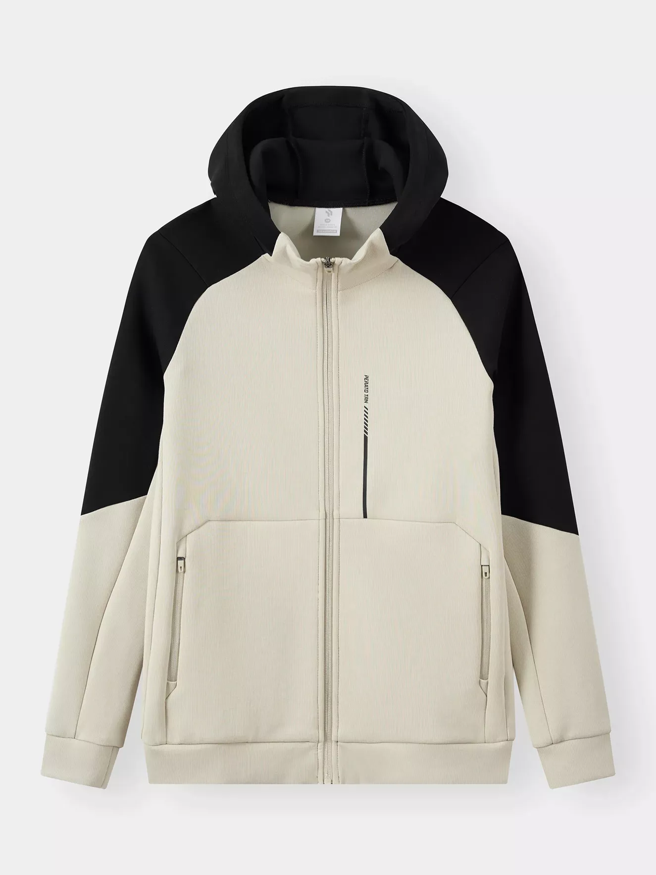 Áo Nỉ Khóa Nam Có Mũ PERATO Phong Cách Training Can Phối TBKNW5M042