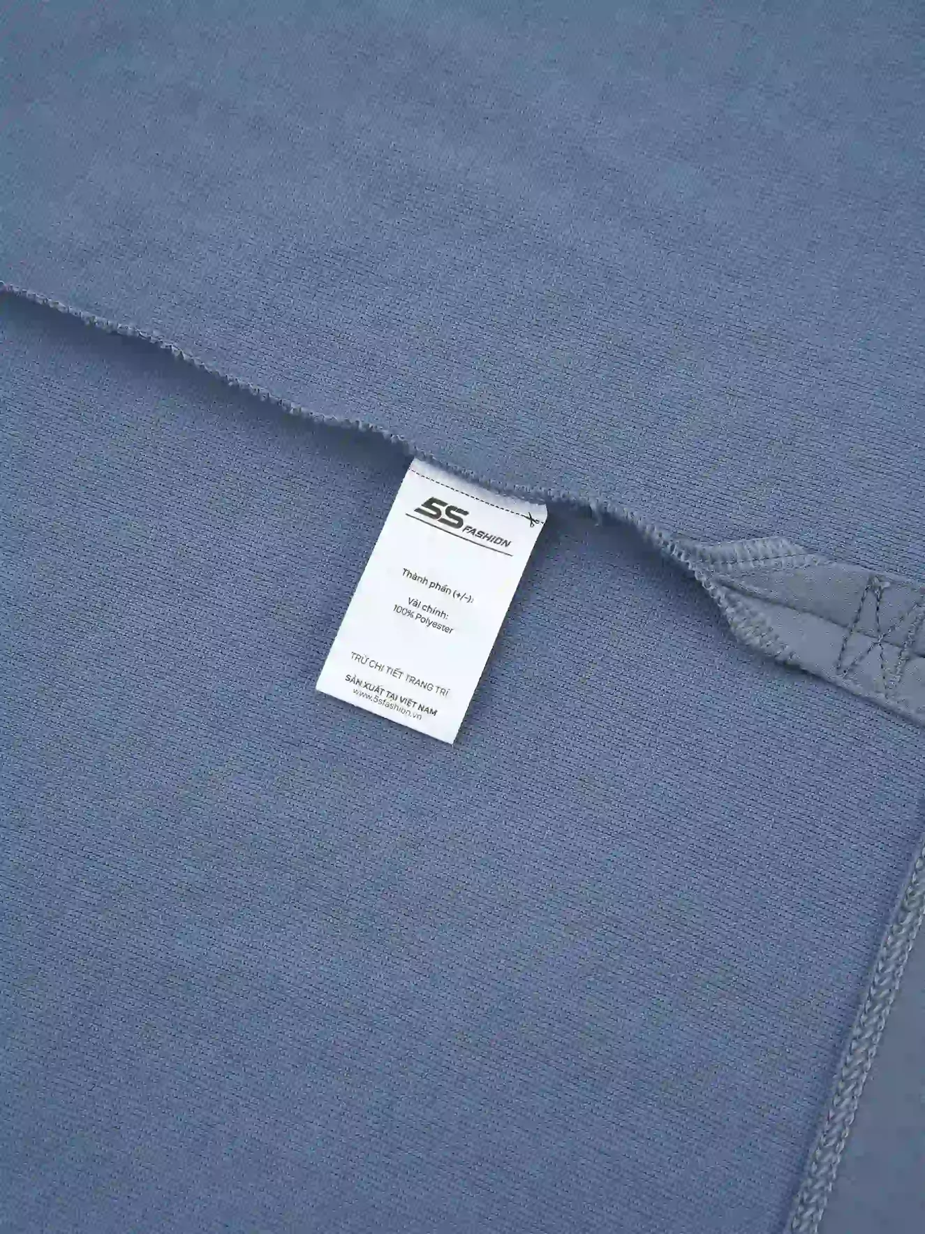 Áo Polo Nam Dài Tay 5S Fashion Phom Regular Cúc Bấm M0APD25008