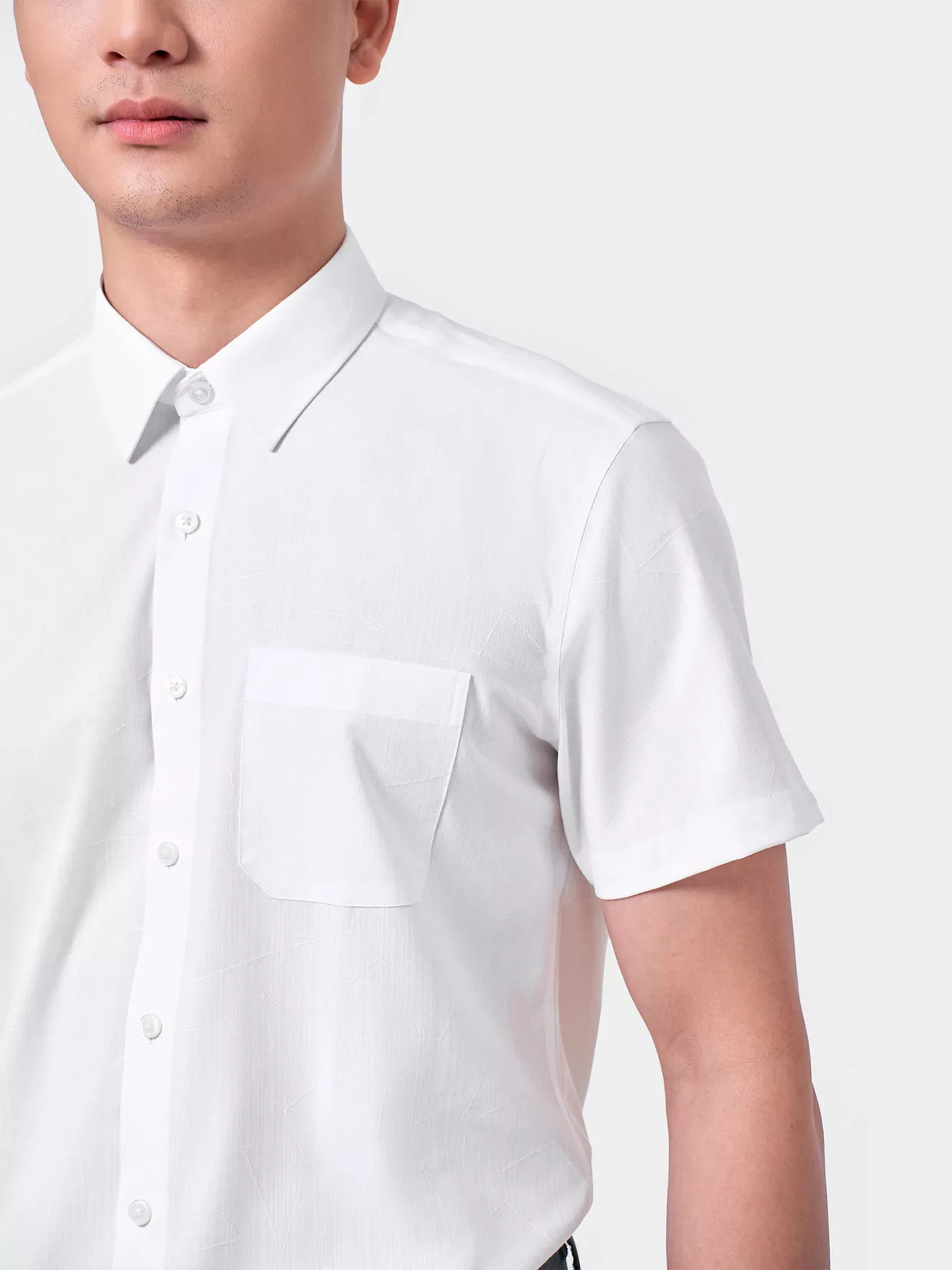 Áo Sơ Mi Ngắn Tay 5S Fashion Có Túi ASC24072