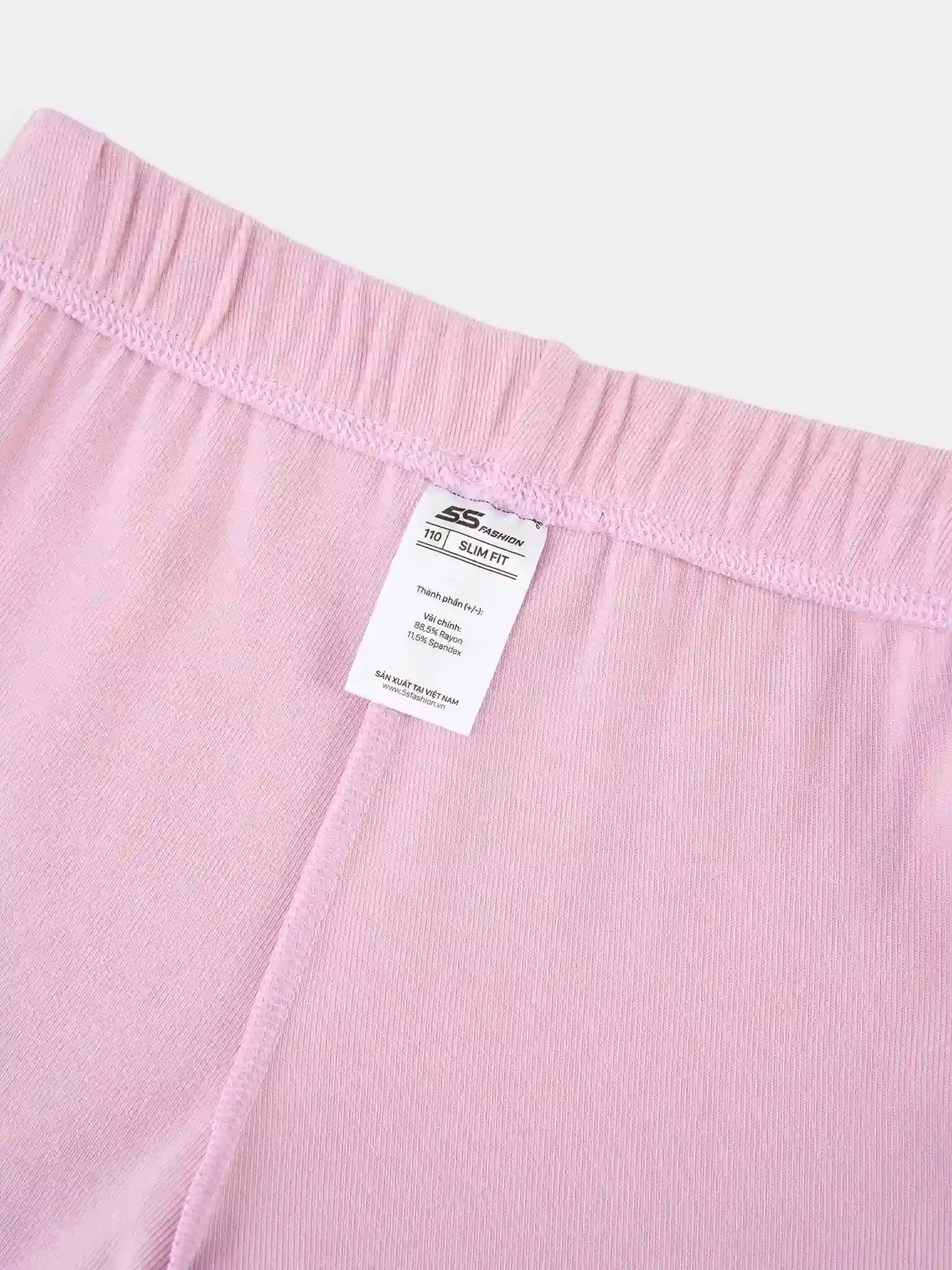 Quần Legging Bé Gái 5S Fashion Thêu Nơ Phom Slimfit G0LEG25001