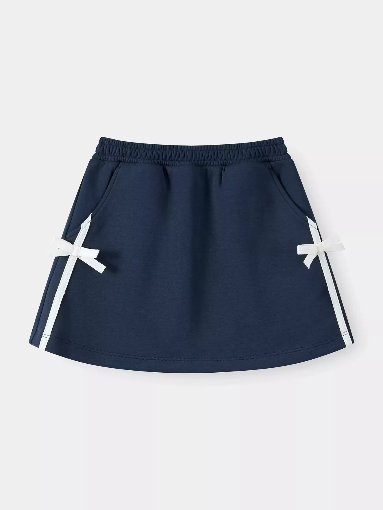 Set Bộ Nỉ Chân Váy Bé Gái 5S Fashion Phối Nơ Dễ Thương GBNCV25001