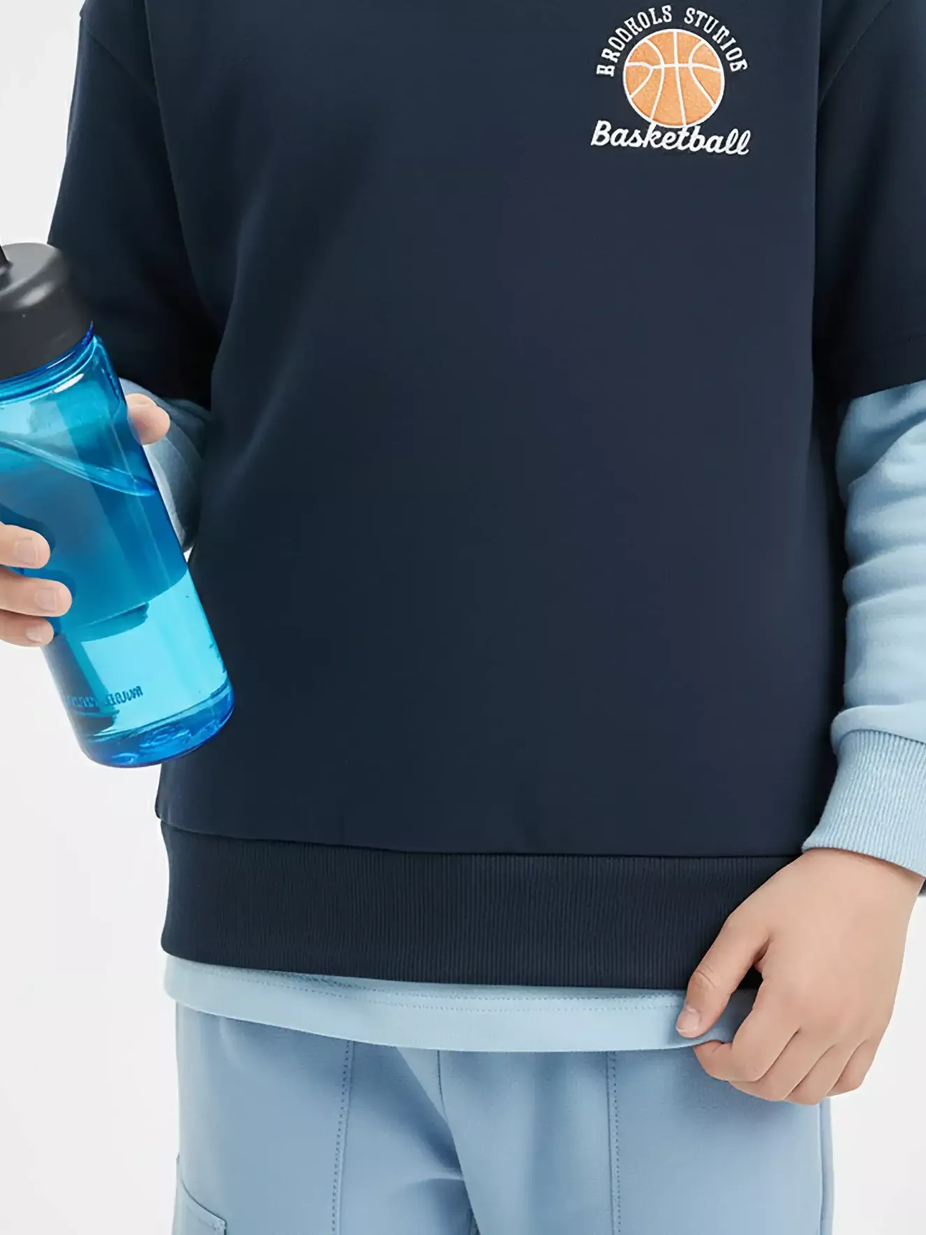 Áo Nỉ Hoodie Bé Trai 5S Fashion Can Phối Phom Regular B0ANI25001