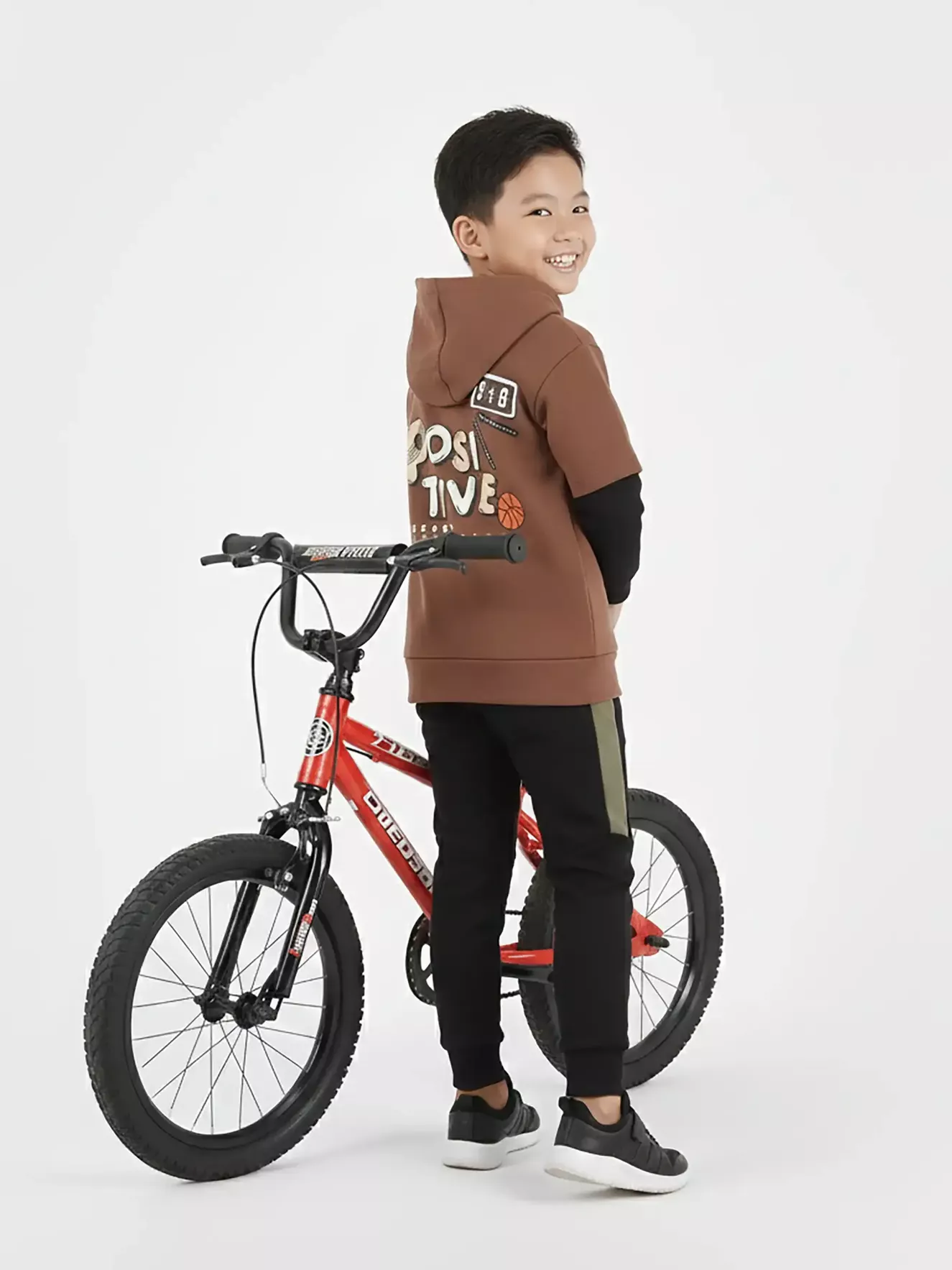 Áo Nỉ Hoodie Bé Trai 5S Fashion Can Phối Phom Regular B0ANI25001