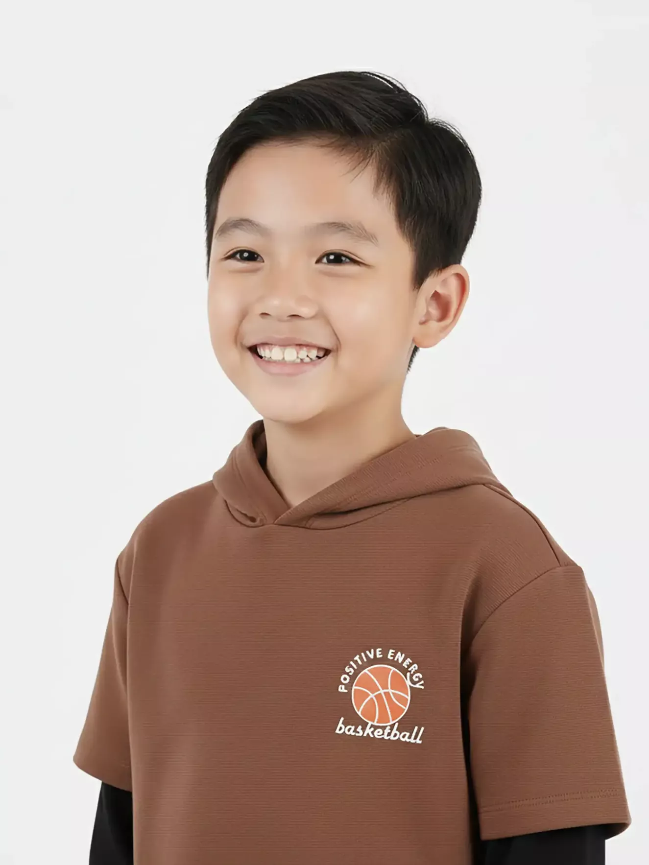 Áo Nỉ Hoodie Bé Trai 5S Fashion Can Phối Phom Regular B0ANI25001