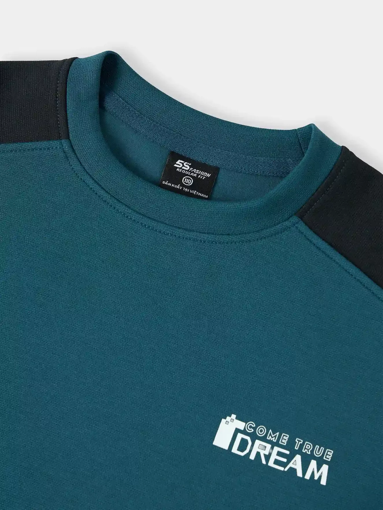 Áo Nỉ Bé Trai 5S Fashion Can Phối Phom Regular BBANI25005