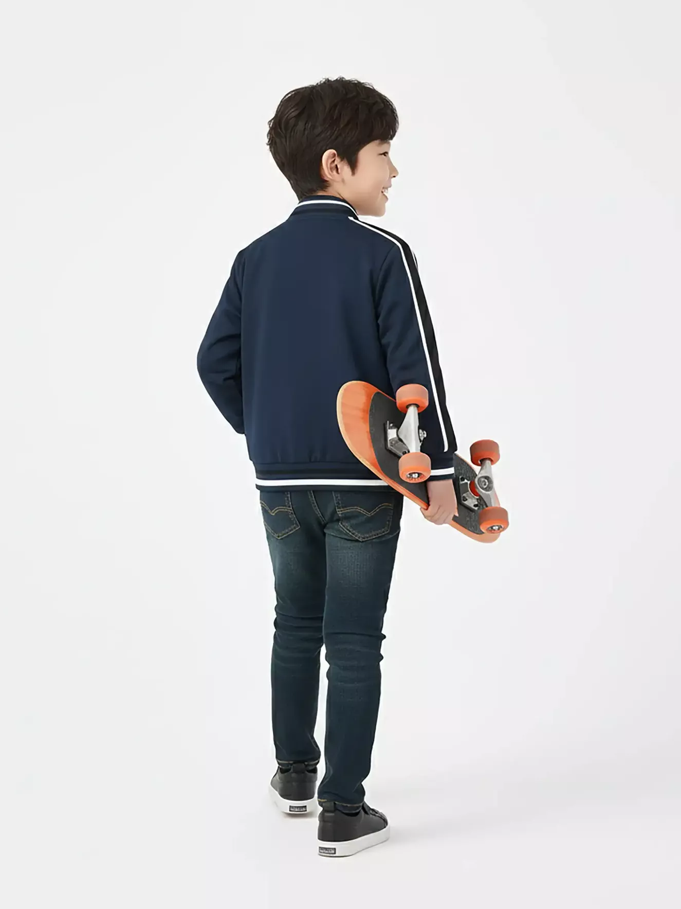 Áo Khoác Bomber Bé Trai 5S Fashion Logo Thêu B0AKB25001-B0AKB25101