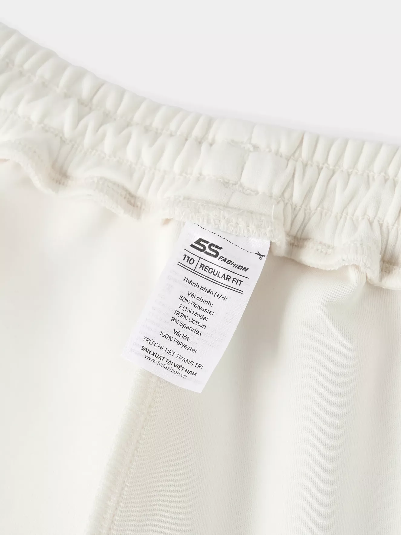 Quần Nỉ Bé Gái 5S Fashion Dáng Suông Phối Line Sọc GBQNI25004