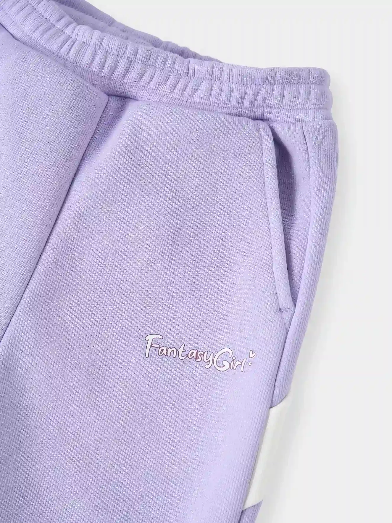 Quần Nỉ Bé Gái 5S Fashion Can Phối Phom Regular GBQNI25002