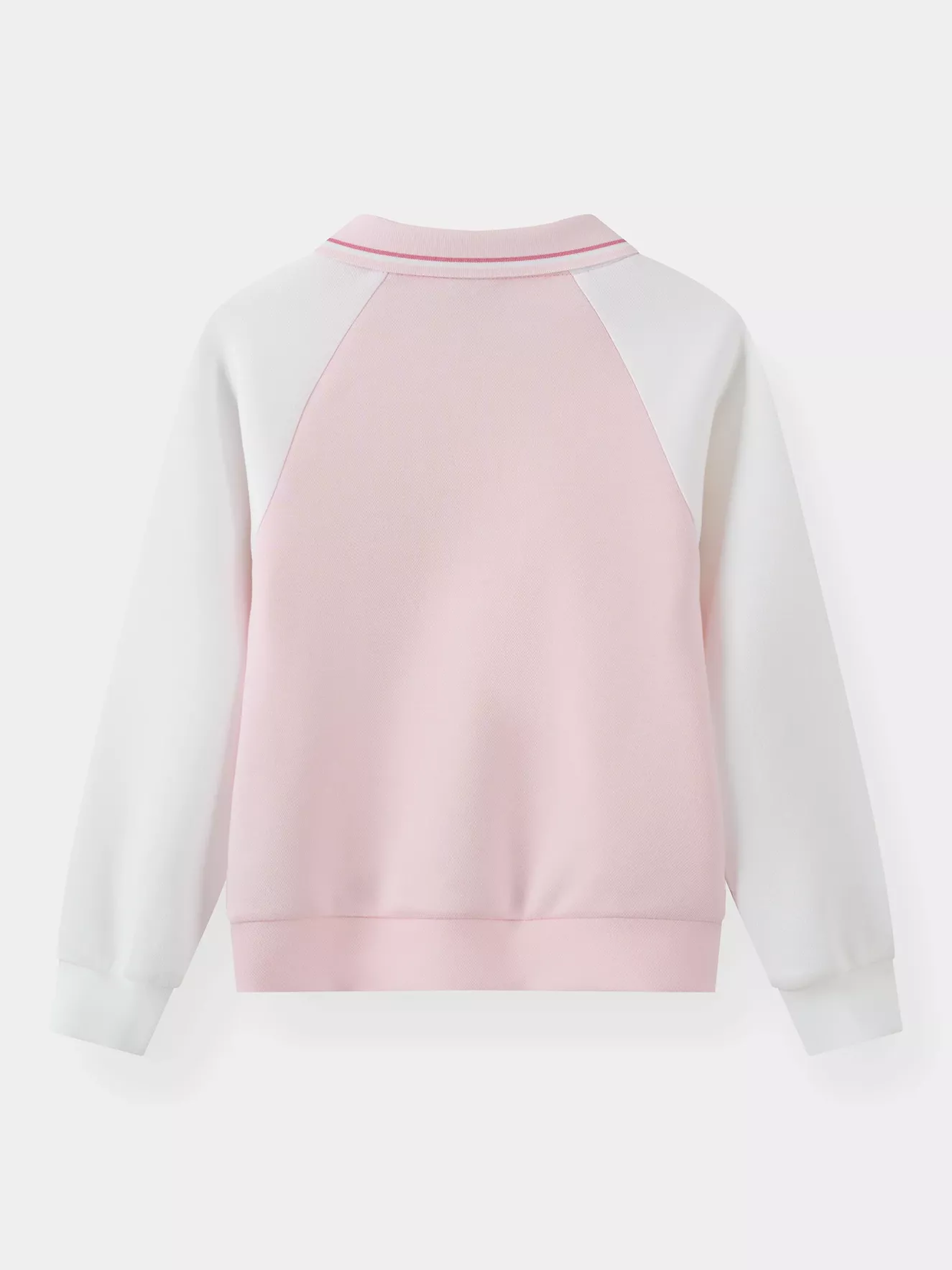 Áo Polo Bé Gái Chất Nỉ 5S Fashion Tay Raglan In Dễ Thương GBANI25002