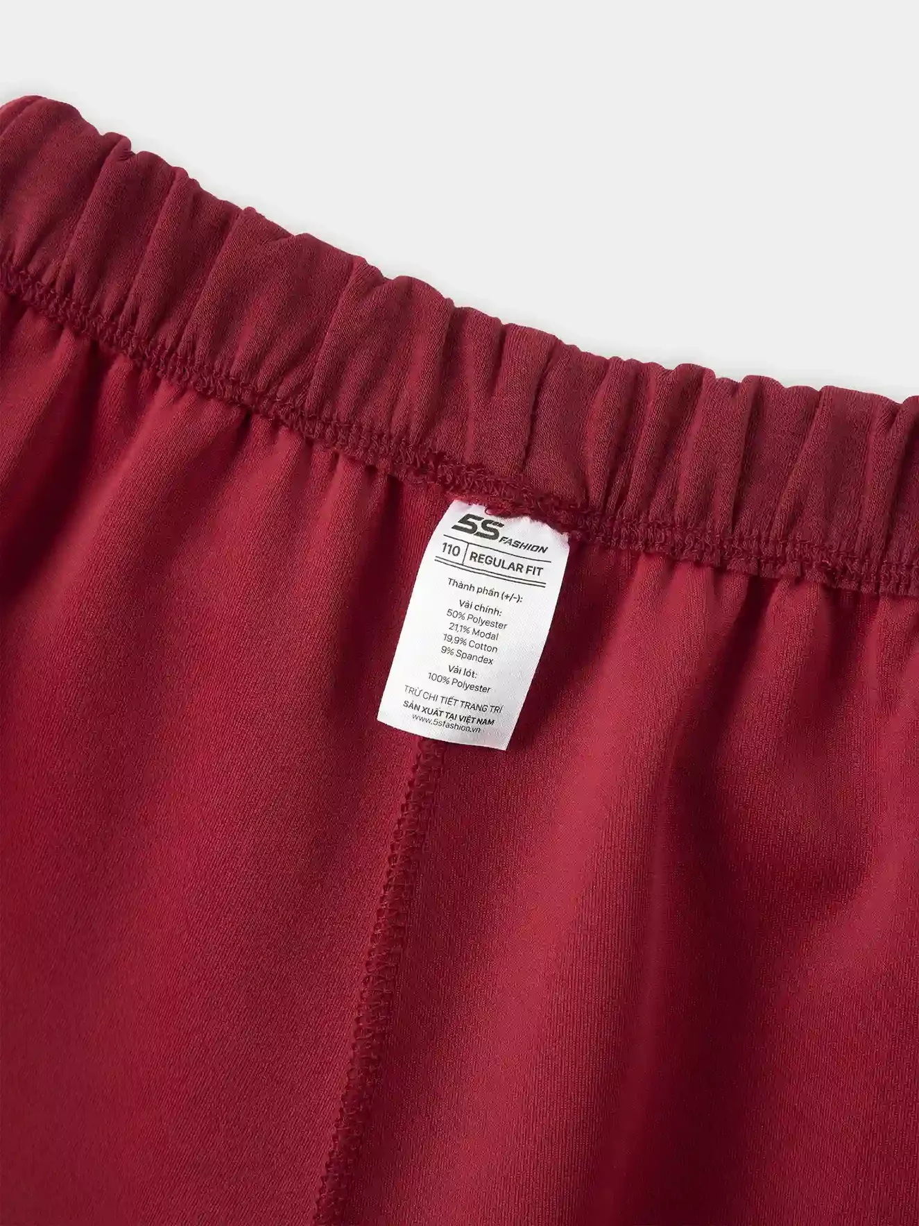 Quần Nỉ Bé Gái 5S Fashion Ống Suông Cạp Chun GBQNI25005