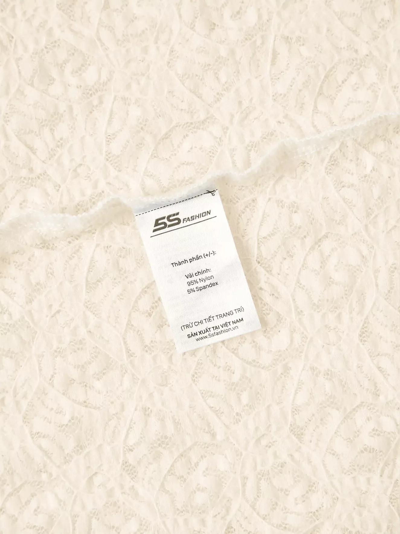 Áo Thun Ren Bé Gái Dài Tay 5S Fashion Cổ Bèo G0ATH25005