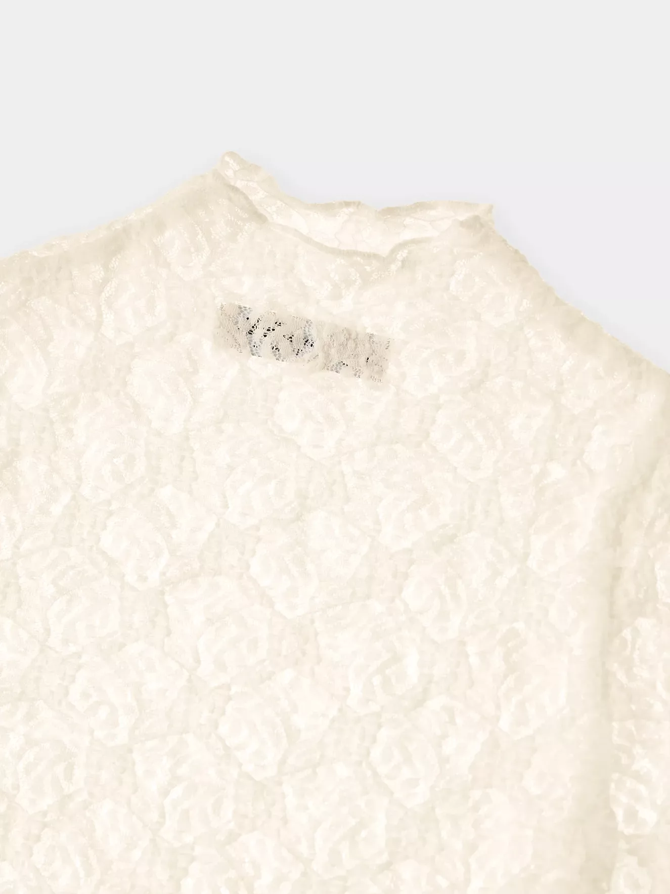 Áo Thun Ren Bé Gái Dài Tay 5S Fashion Cổ Bèo G0ATH25005