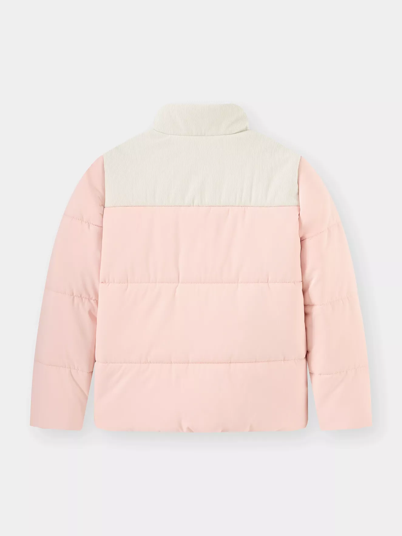 Áo Phao Cho Bé Can Phối Nhung Cổ Trụ 5S Fashion K0PHF25001