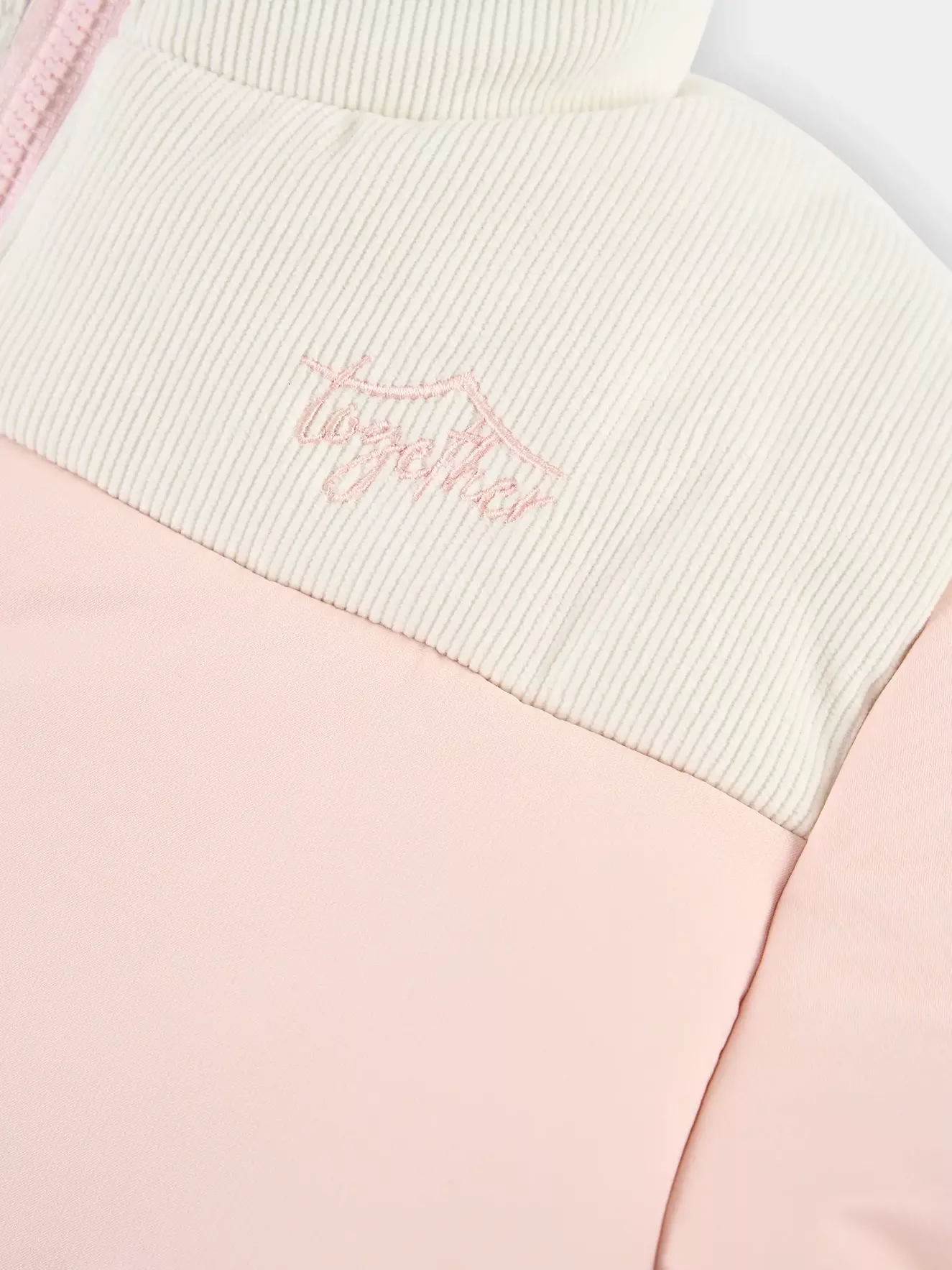 Áo Phao Cho Bé Can Phối Nhung Cổ Trụ 5S Fashion K0PHF25001