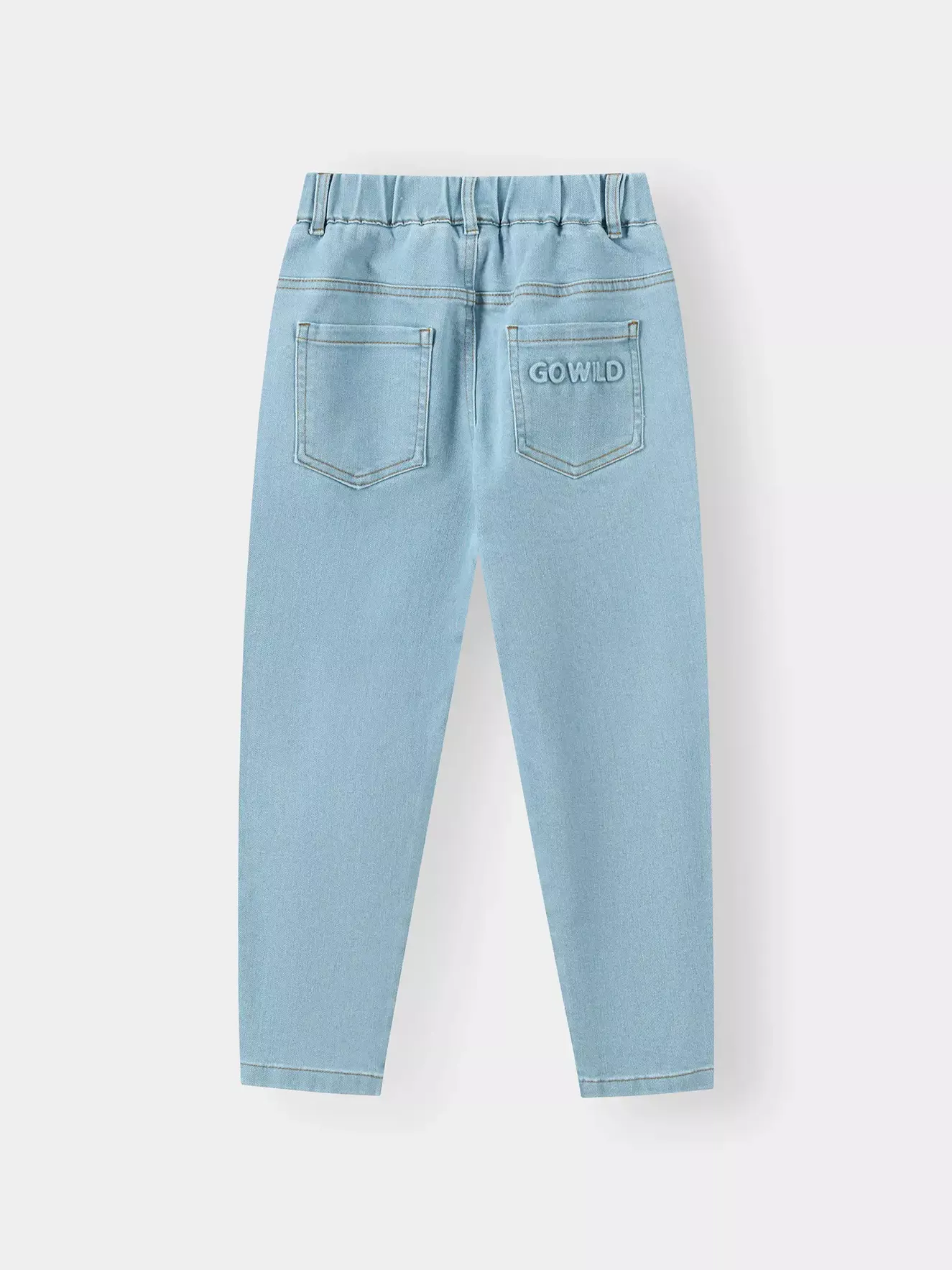 Quần Jean Cho Bé Unisex 5S Fashion Cạp Chun Co Giãn K0QJE25003