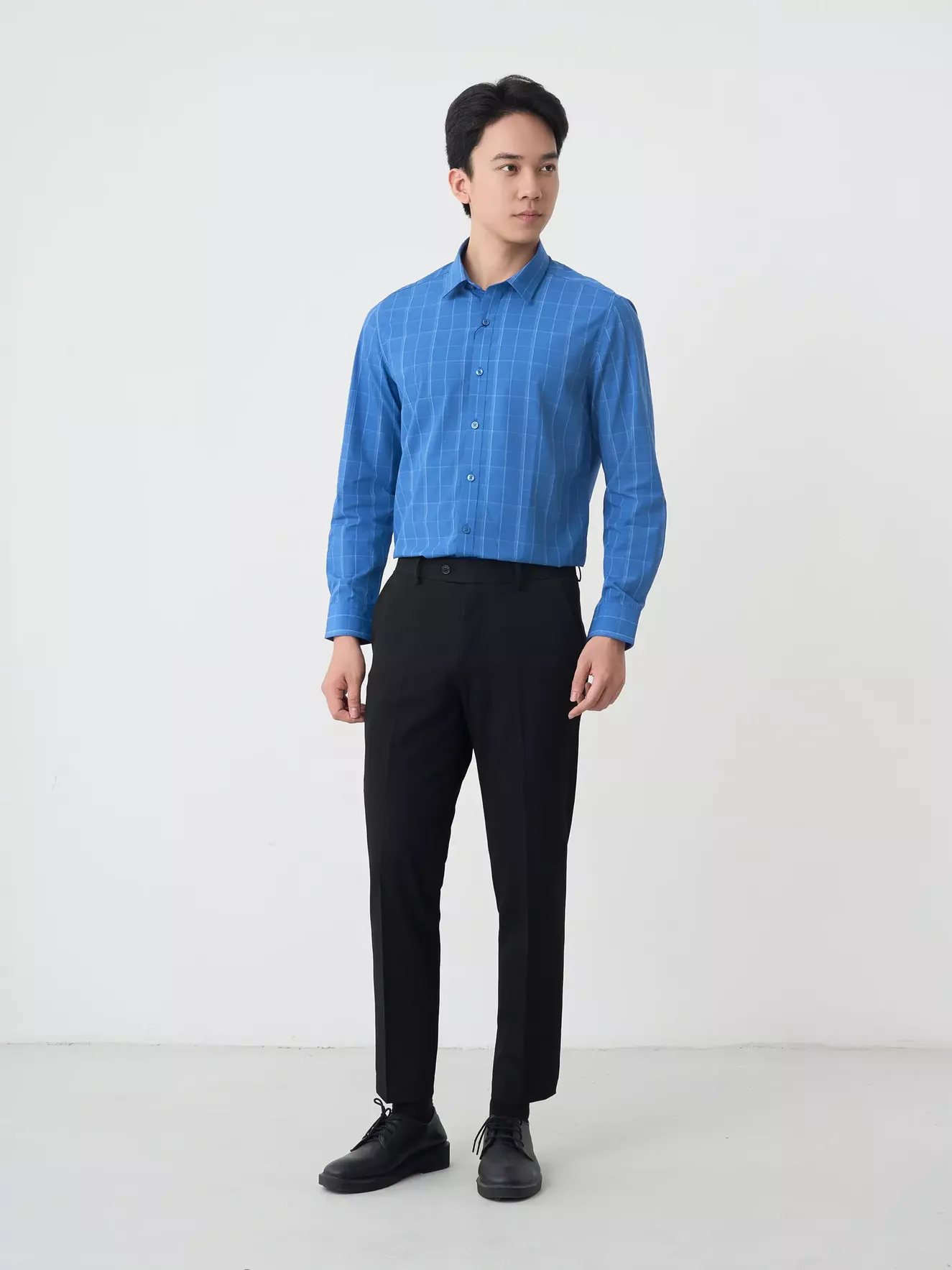 Quần Tây Nam 5S Fashion Phom Smart fit Trơn Basic M0QAU25034