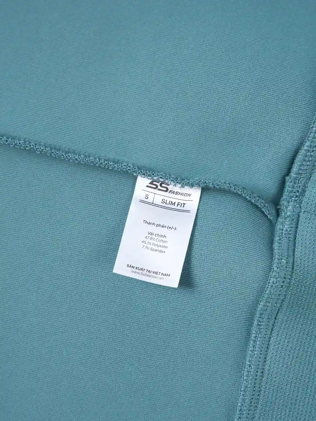 Áo Nỉ Nam 5S Fashion In Basic Phom Slimfit MBANI25001