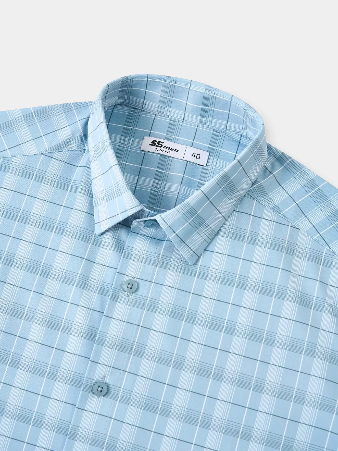 Áo Sơ Mi Nam 5S Fashion Kẻ Ô Phom Slimfit M0ASC26055