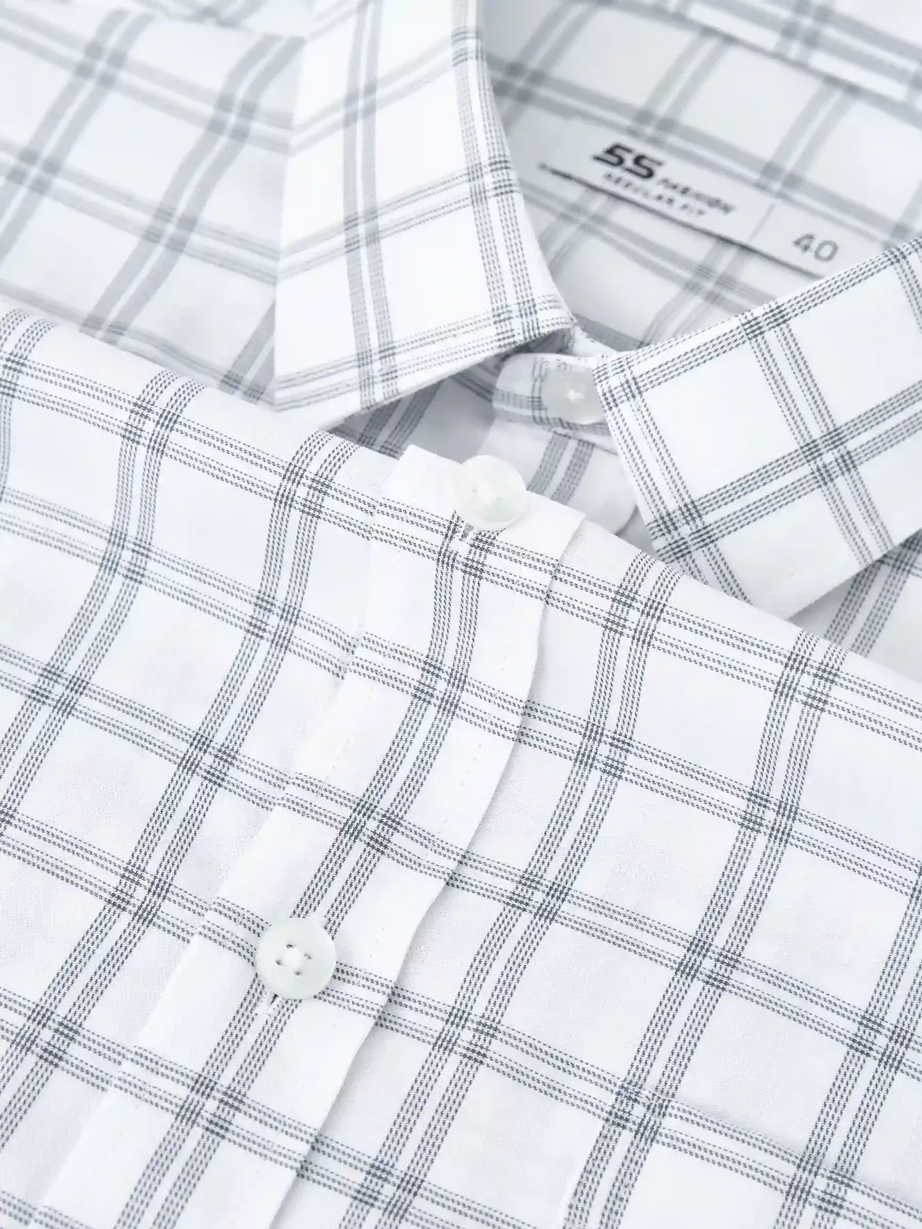 Áo Sơ Mi Nam Ngắn Tay 5S Fashion Kẻ Ô Phom Regular M0ASC26062