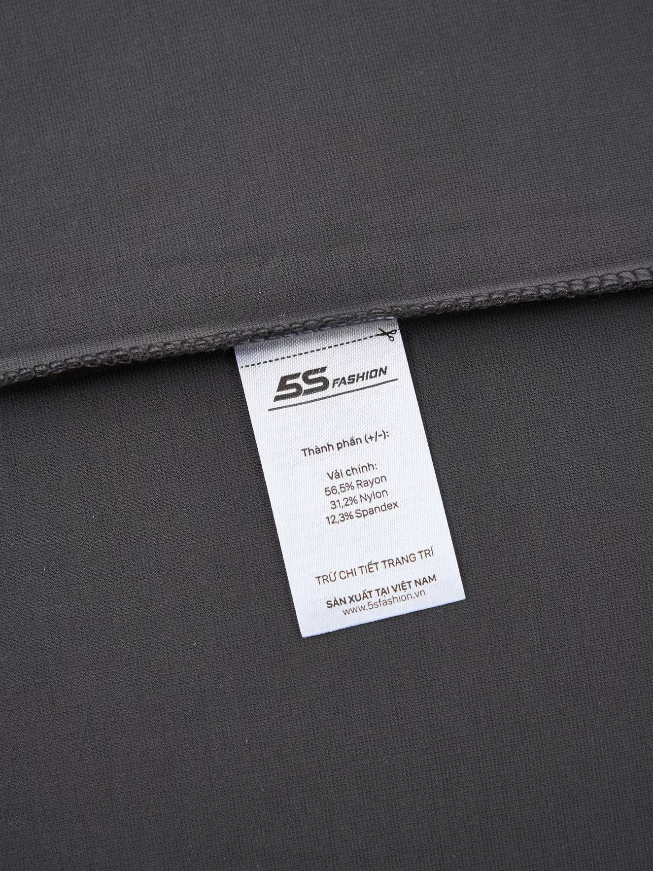 Áo Thun Nam 5S Fashion Trơn Basic Phom Regular M0ATS26054