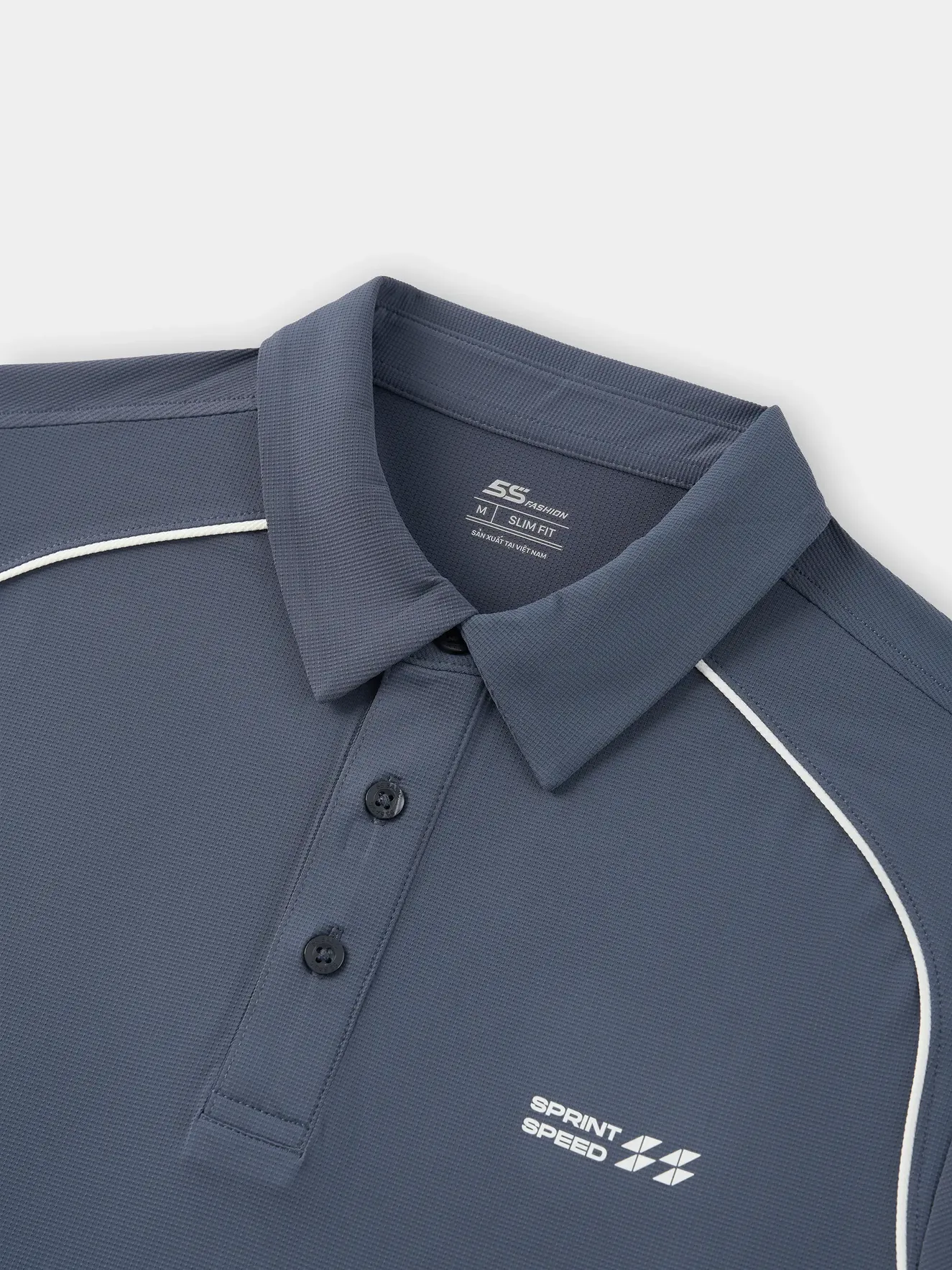 Bộ Polo Nam 5S Fashion SMART CASUAL Tay Raglan MBPL26009
