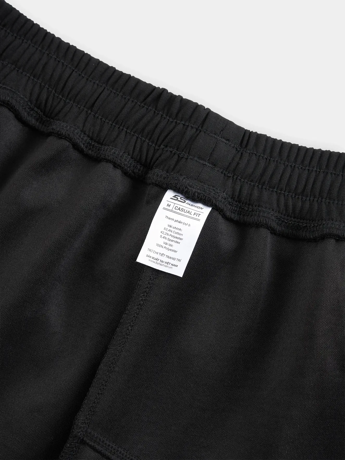 Quần Short Casual Nam 5S Fashion Cạp Chun Vải Cotton M0QSC26010