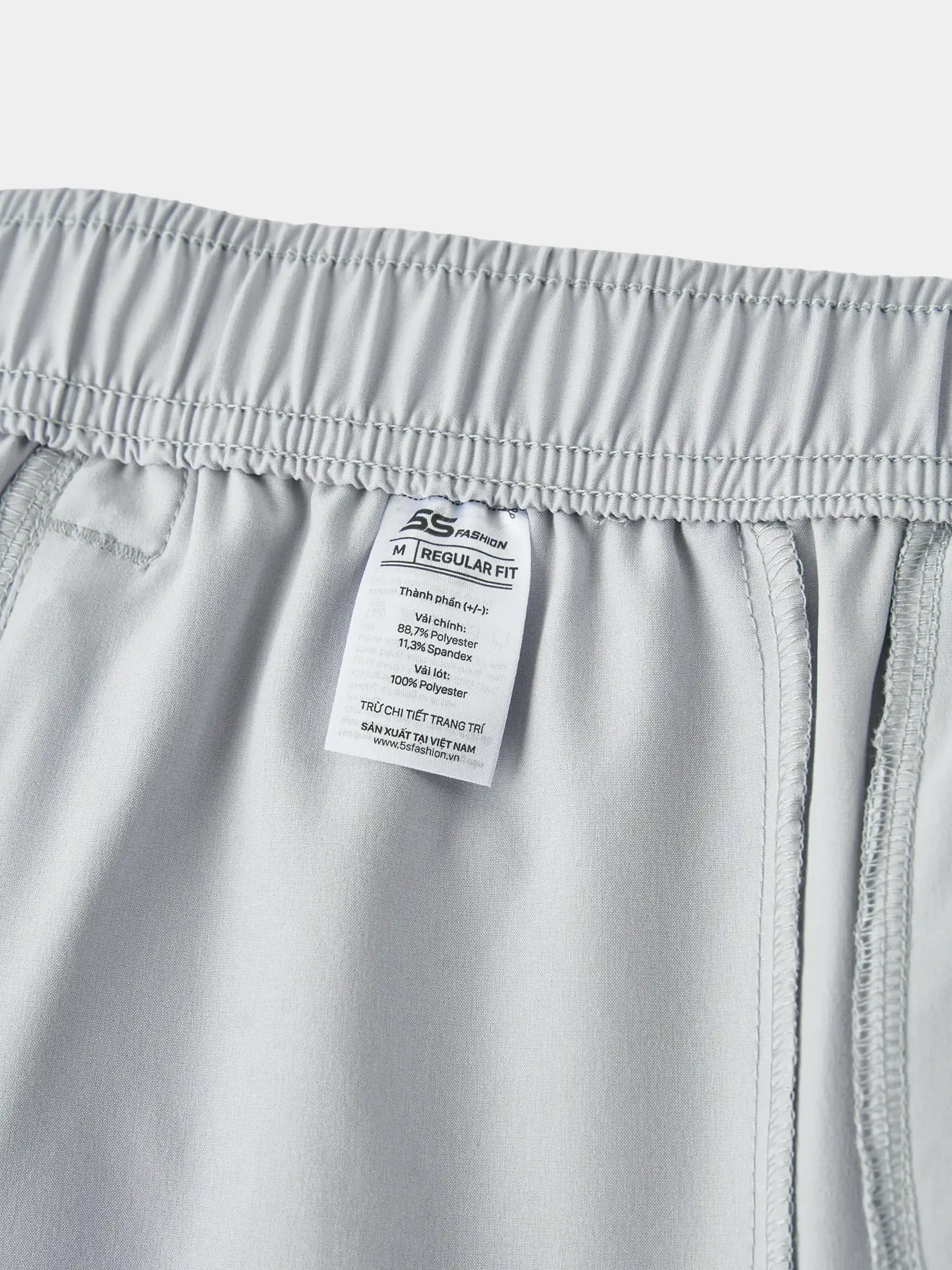 Quần Short Thể Thao Nam 5S Fashion Cạp Chun Túi Khóa M0QST26016