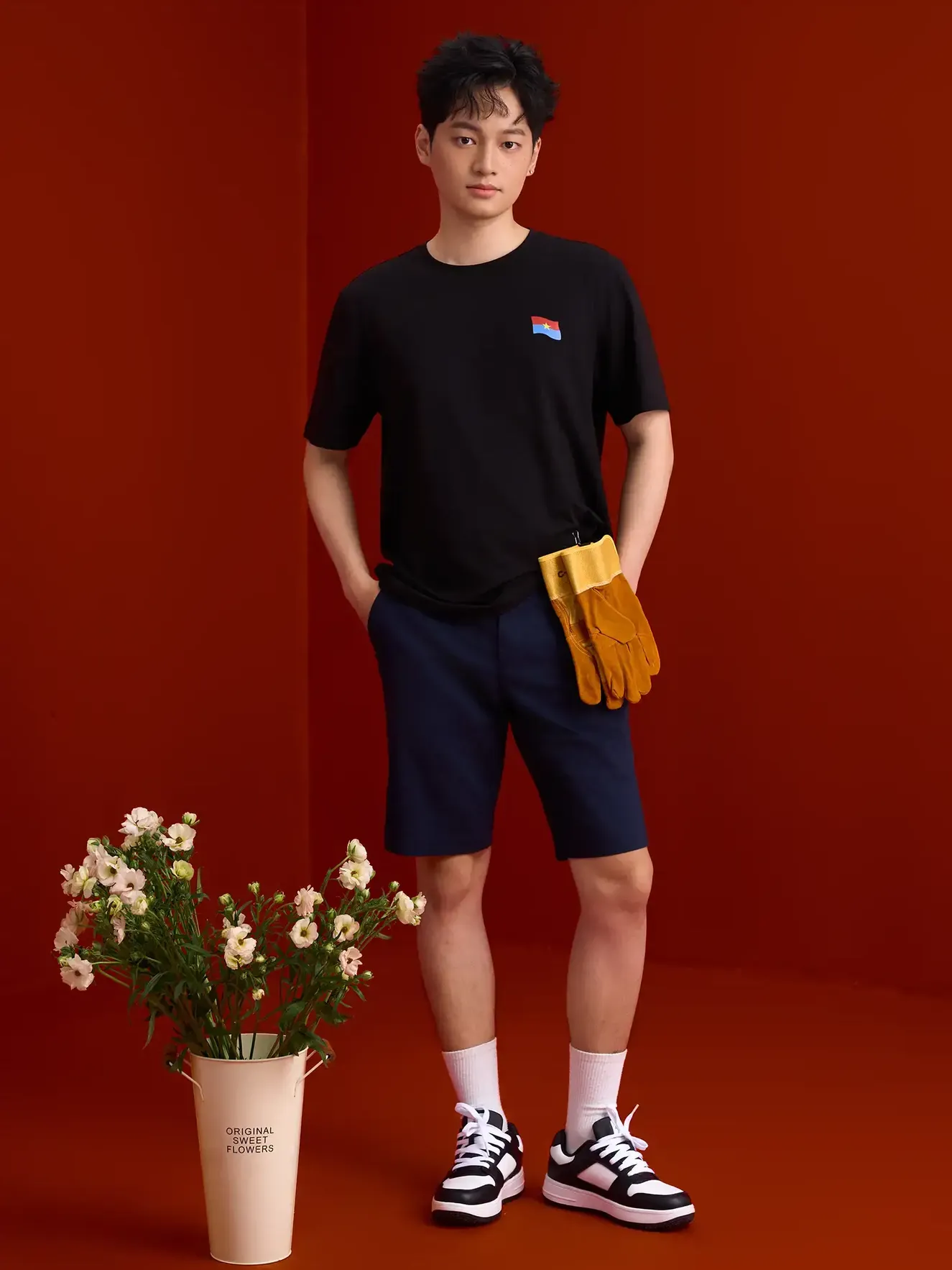 Áo Thun Việt Nam 5S FASHION Unisex Chất Cotton U0ATS26050