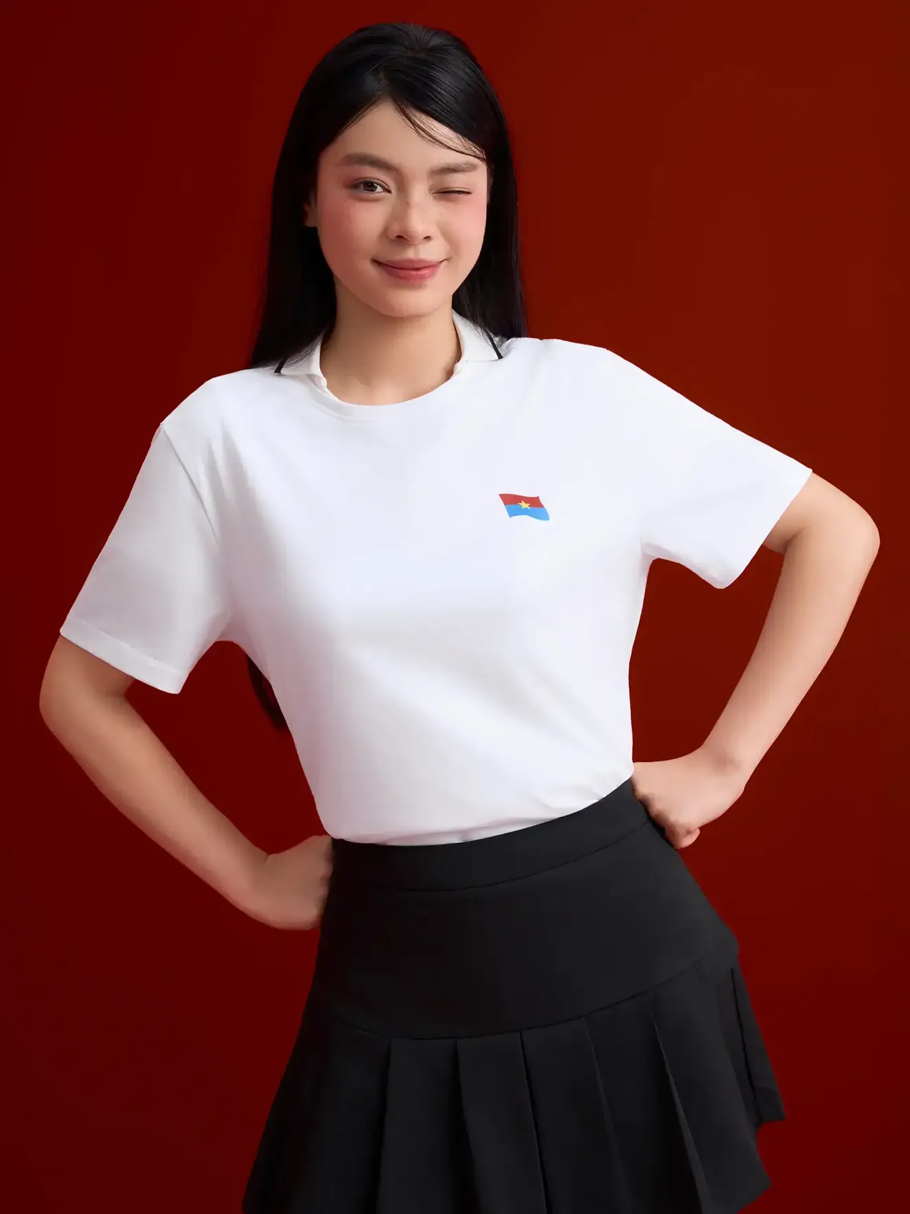 Áo Thun Việt Nam 5S FASHION Unisex Chất Cotton U0ATS26050