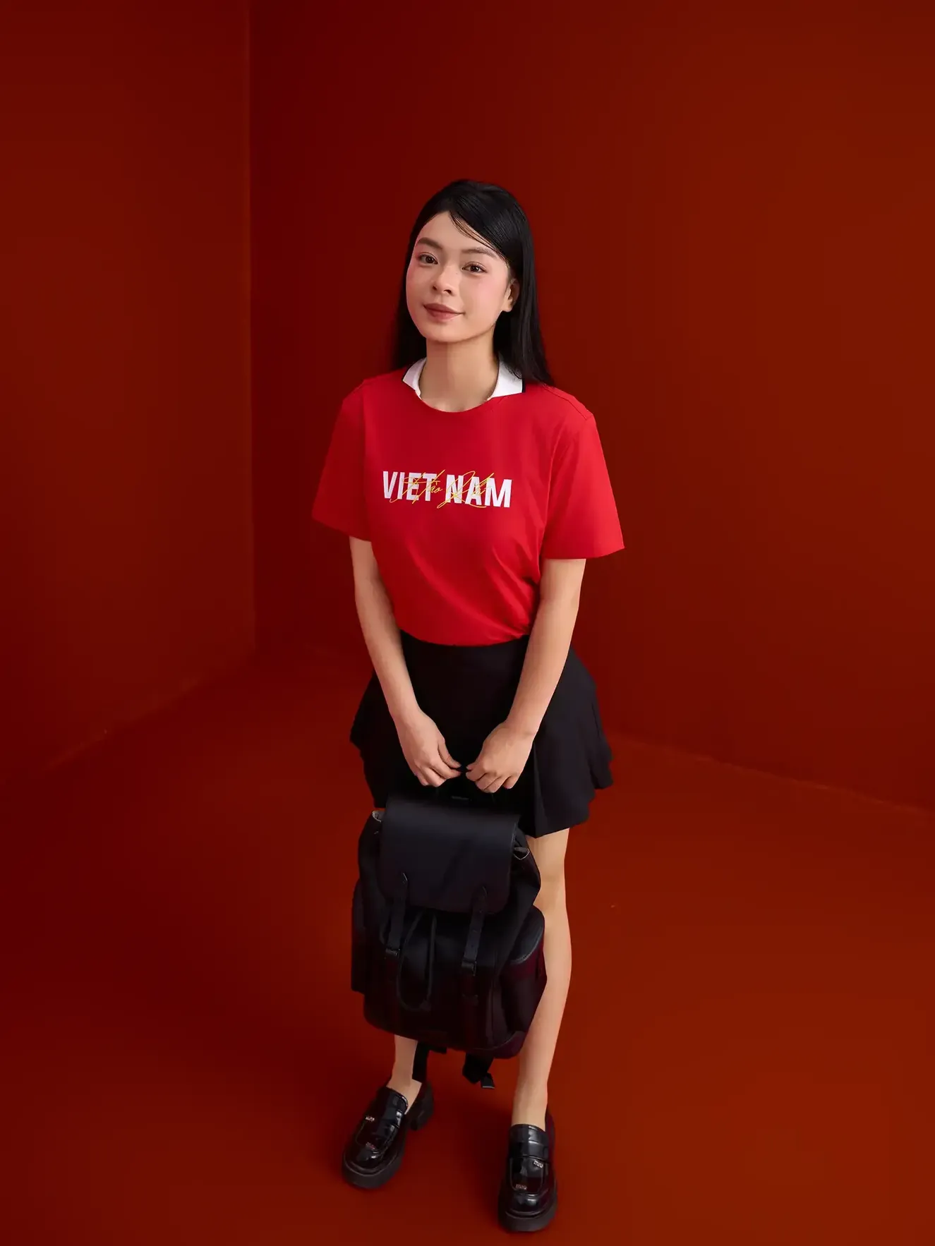 Áo Thun Unisex 5S Fashion Cotton Phom Casual Fit, Tự Hào Việt Nam U0ATS26051