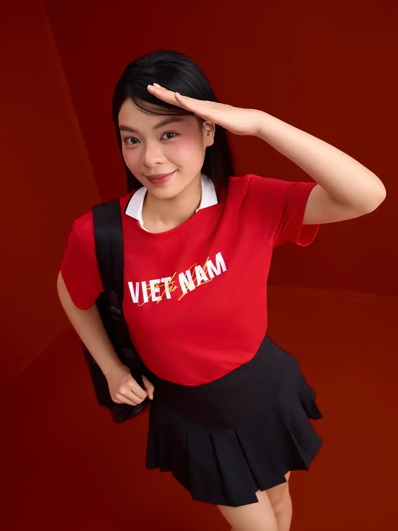 Áo Thun Unisex 5S Fashion Cotton Phom Casual Fit, Tự Hào Việt Nam U0ATS26051