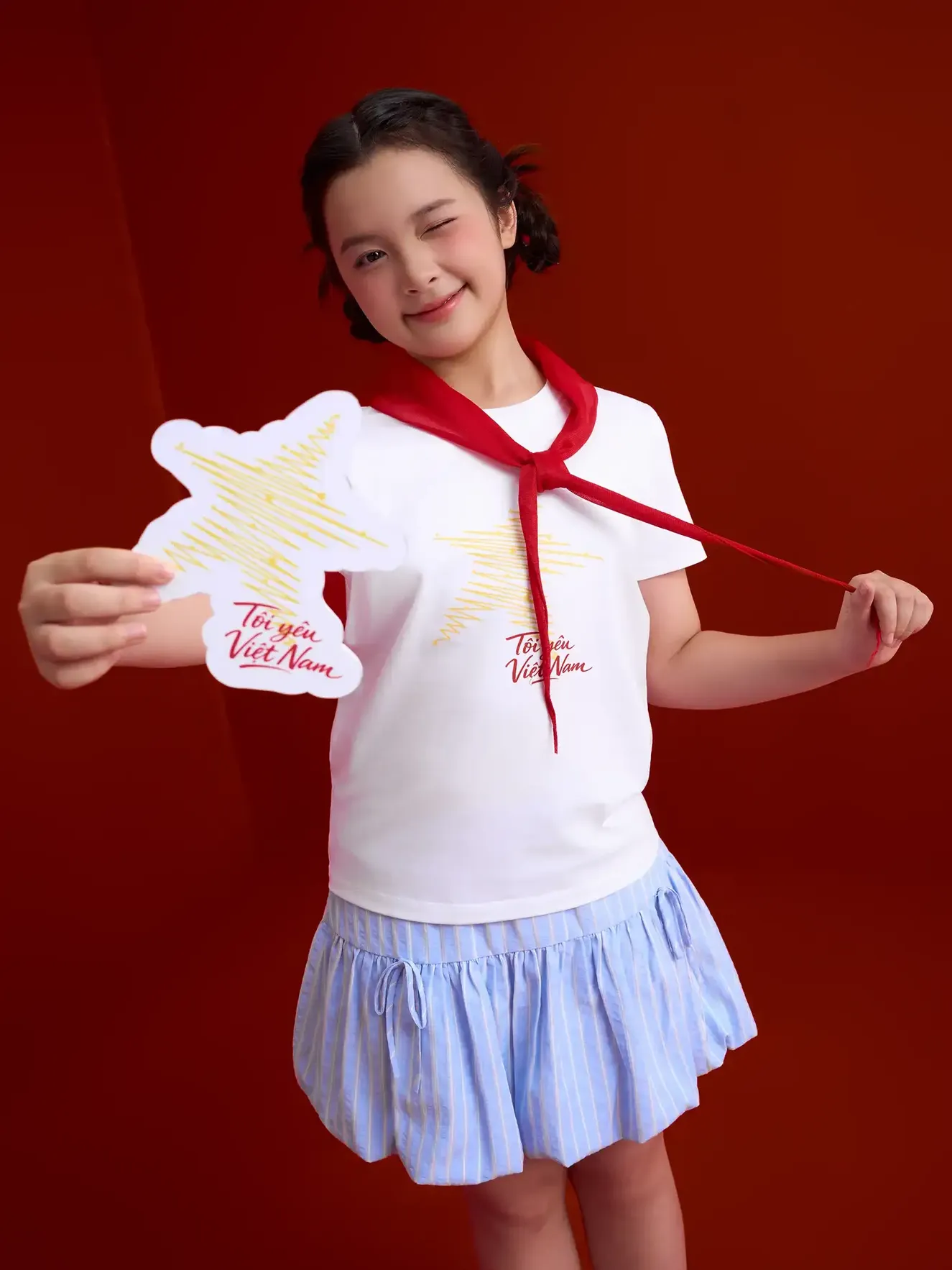 Áo Thun Việt Nam Cho Bé 5S Fashion Phom Regular K0ATS26056