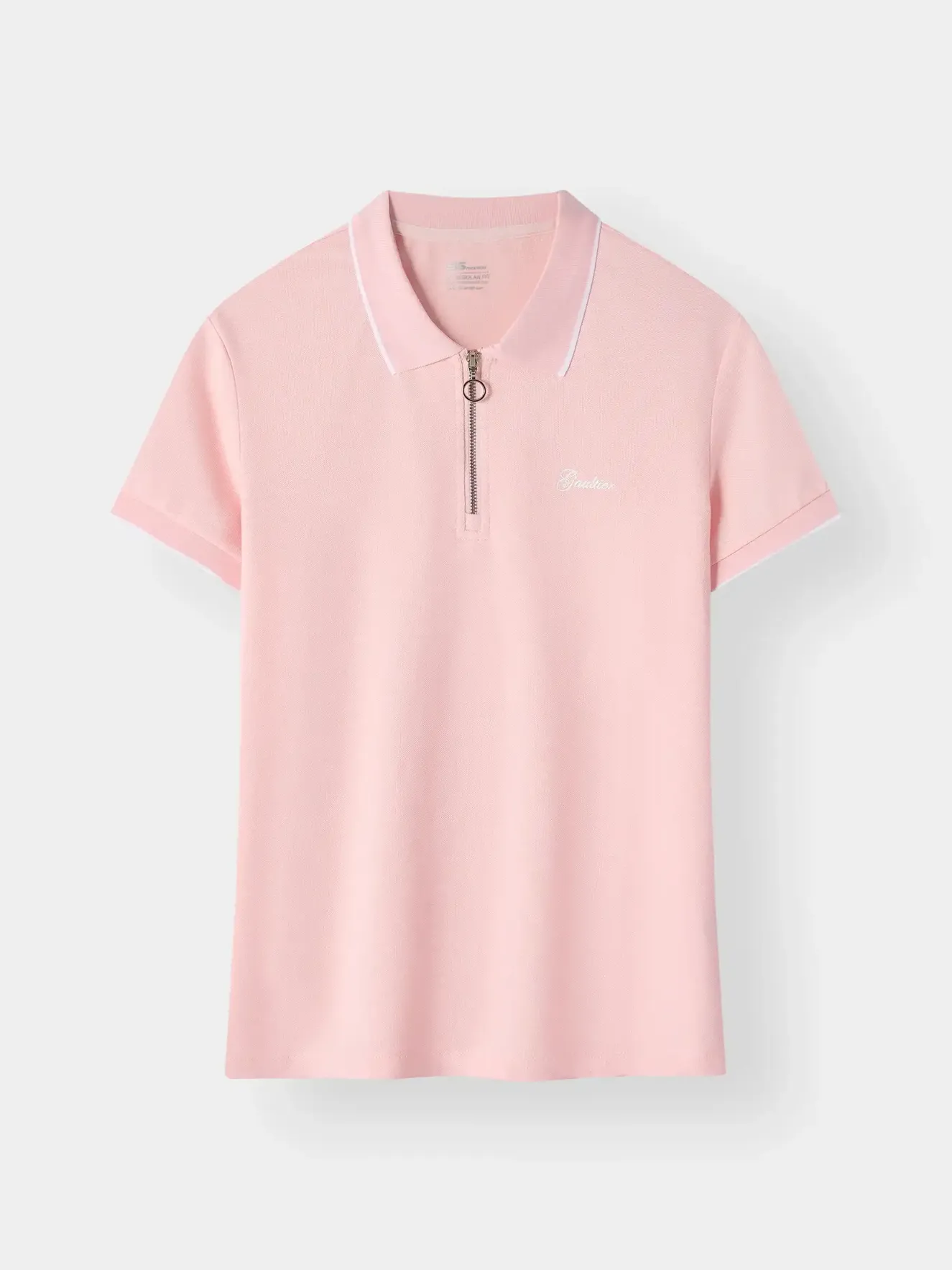 Áo Polo Nữ 5S Fashion Cổ Zipper Phom Regular M0APC26007
