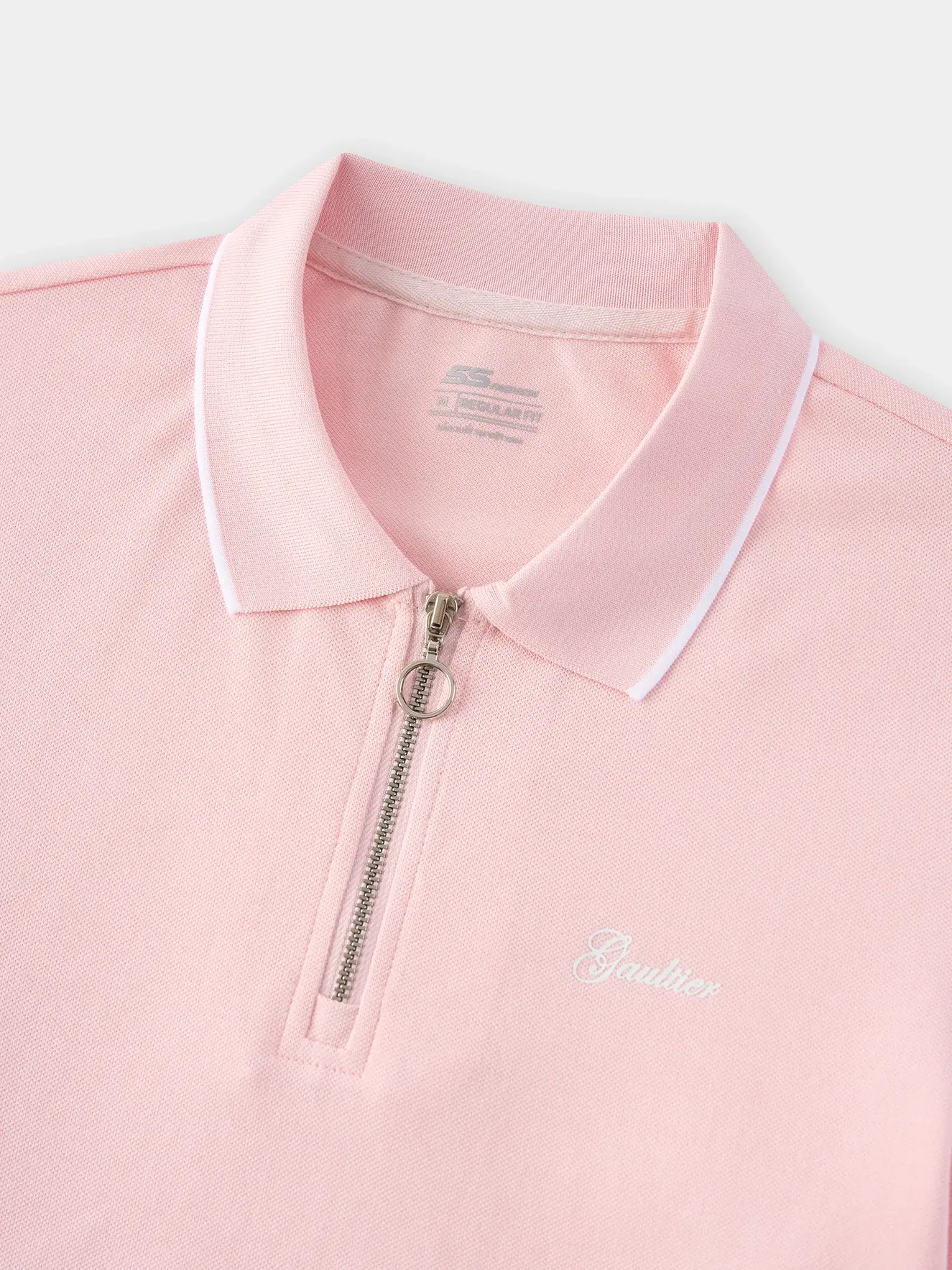 Áo Polo Nữ 5S Fashion Cổ Zipper Phom Regular M0APC26007