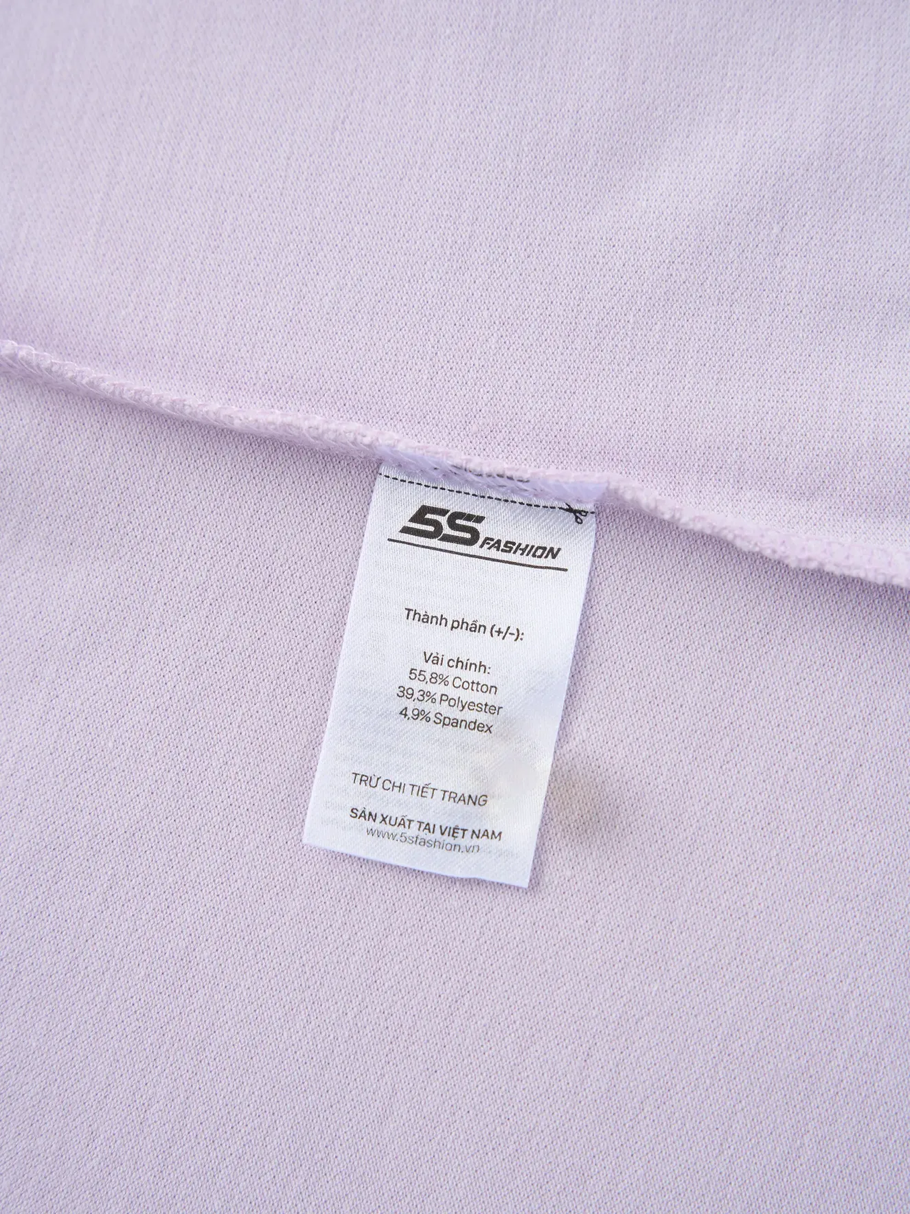 Áo Polo Nữ Cổ Cách Điệu 5S Fashion Phom Regular W0APC26009
