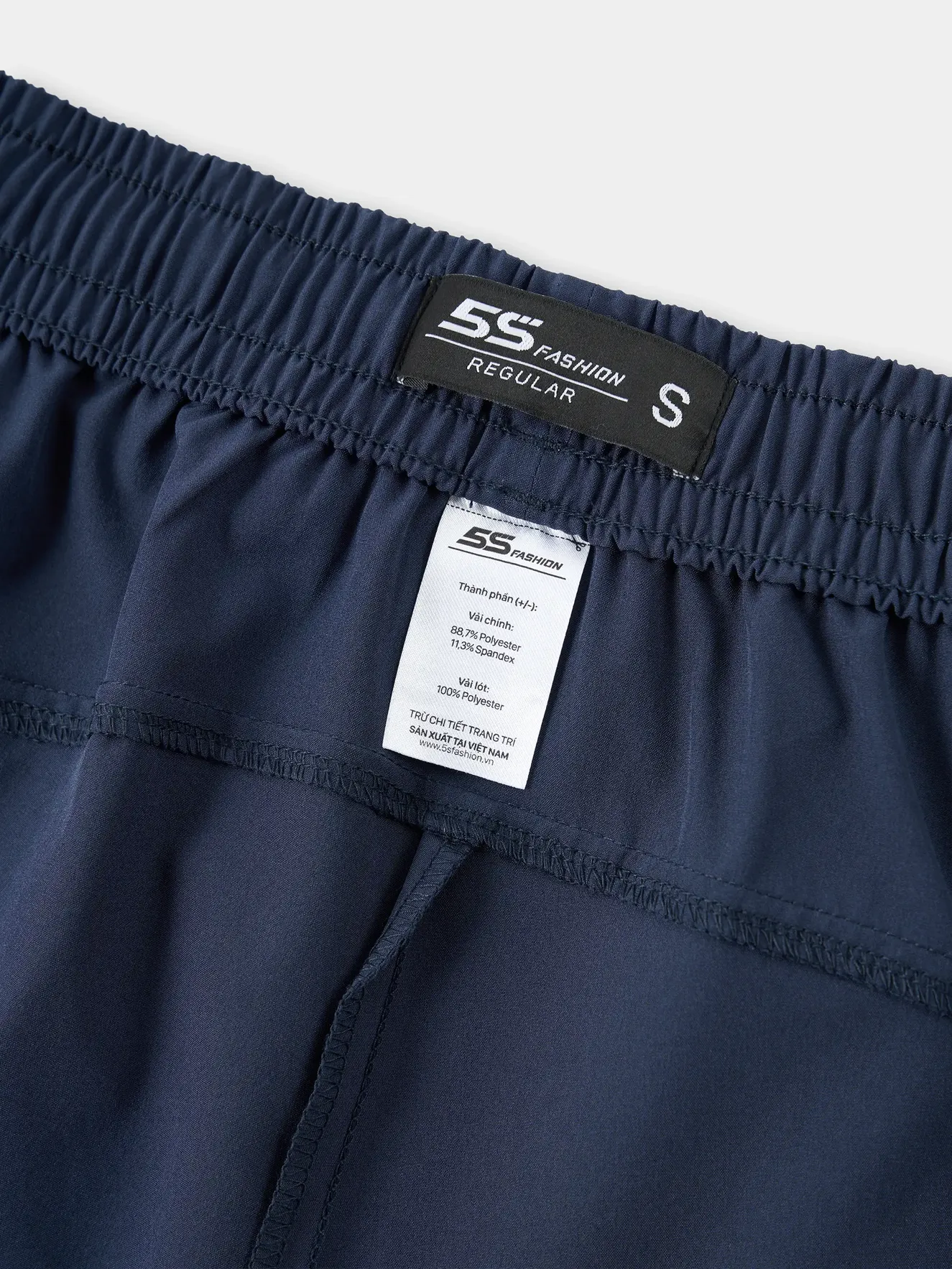 Quần Short Casual Nữ 5S Fashion Cạp Chun Có Chốt Dây Điều Chỉnh W0QSC26003