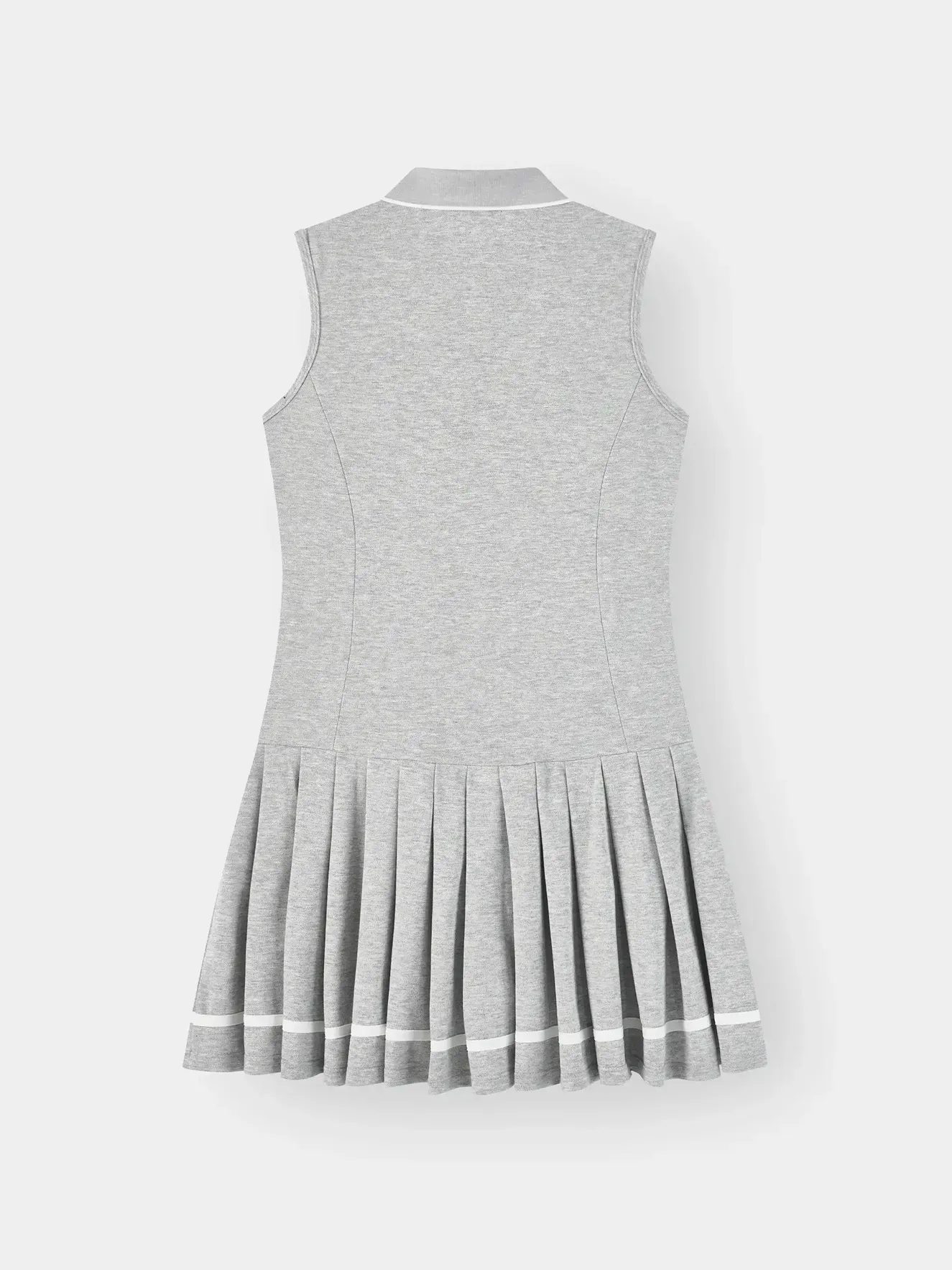 Váy Nữ Sát Nách Cổ Khóa 5S Fashion Kiêu Xếp Ly Thời Thượng W0VAY26002