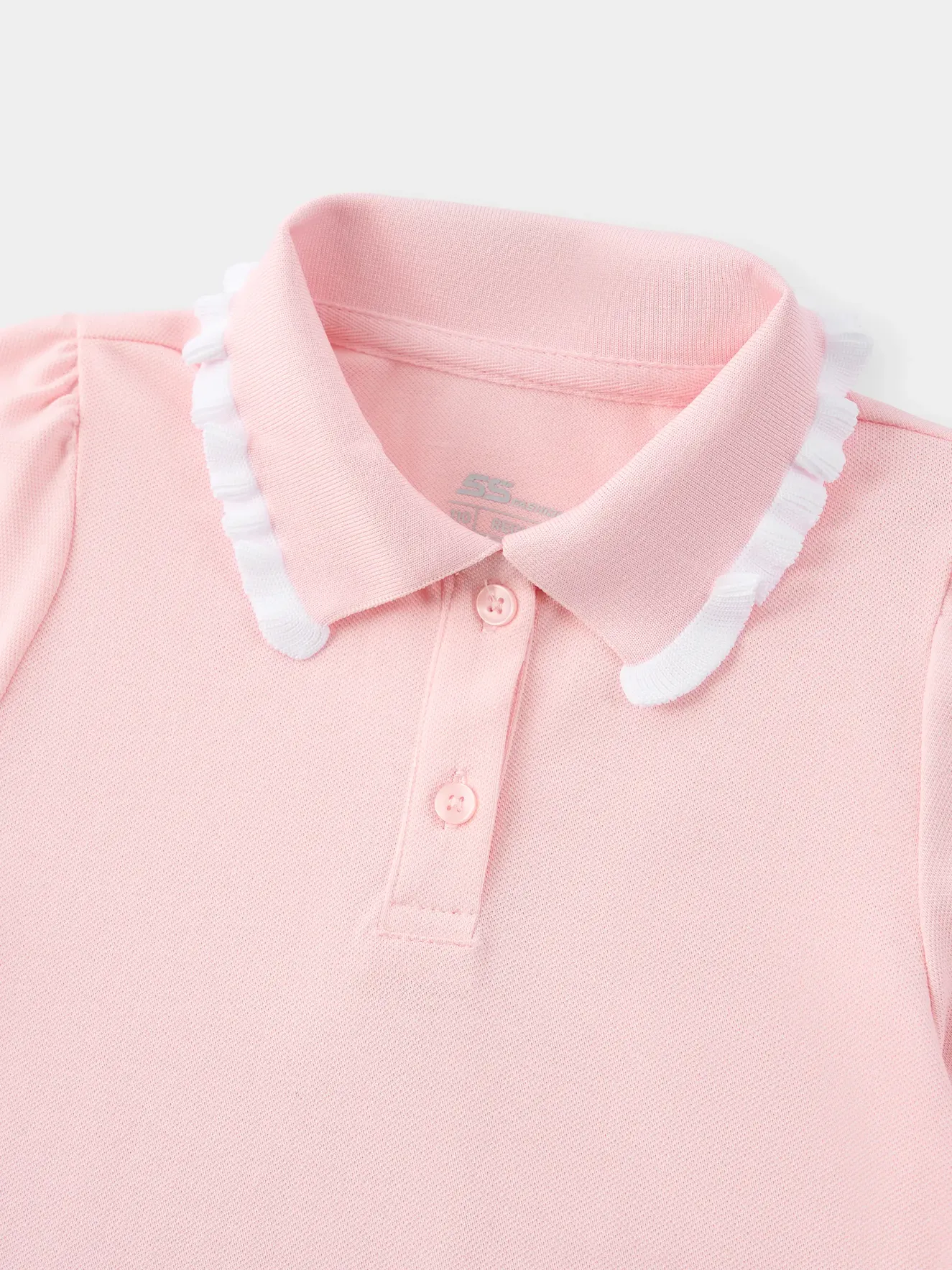 Váy Liền Bé Gái 5S Fashion Xếp Ly Cổ Polo G0VAY26002