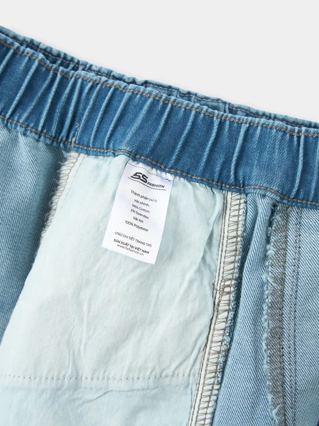 Quần Jean Bé Trai Cạp Chun 5S Fashion In Túi Hậu B0QJE25002