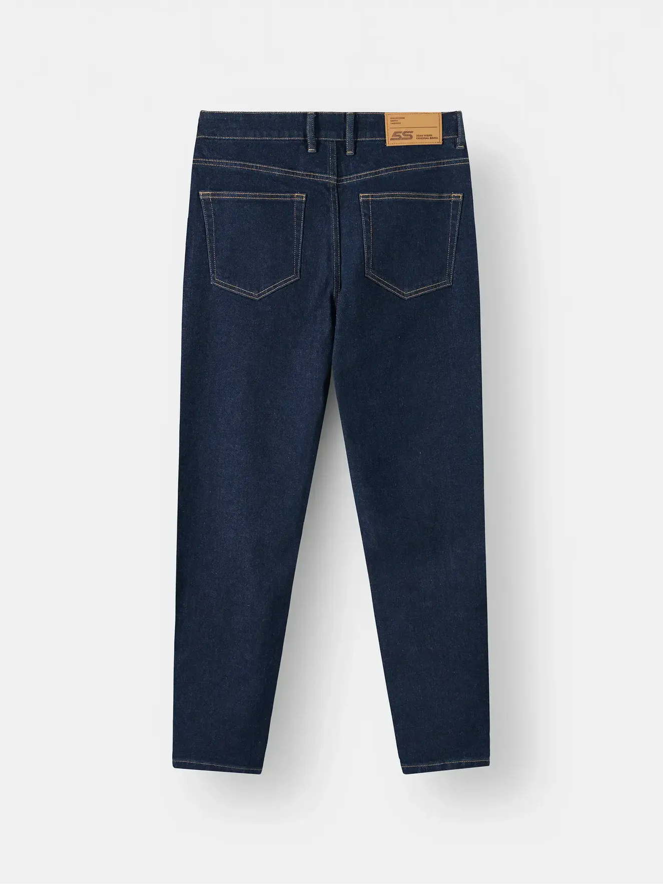 Quần Jean Nam 5S Fashion Phom Slimfit Chần Chỉ Nổi M0QJE25009