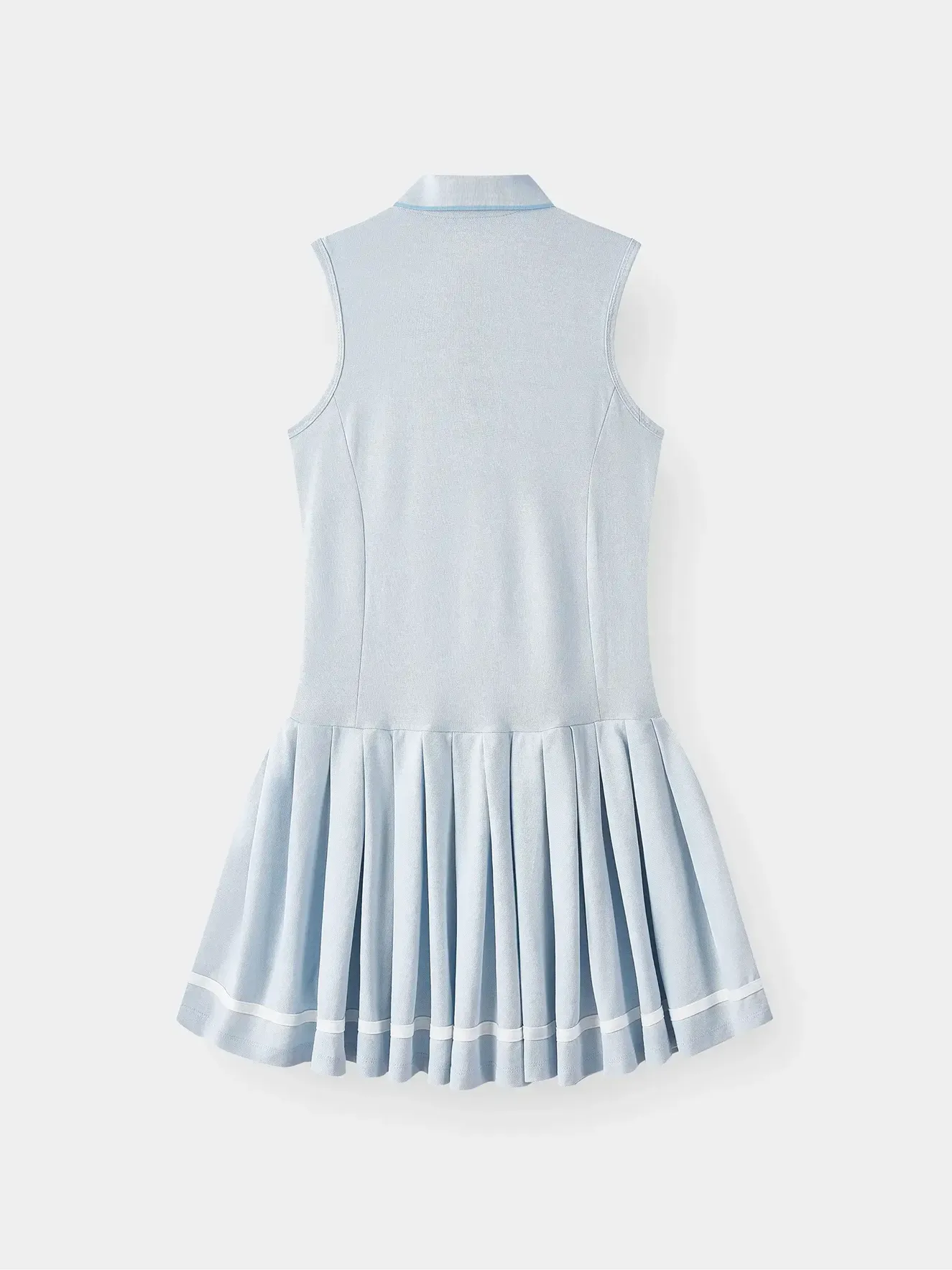 Váy Nữ Sát Nách Cổ Khóa 5S Fashion Xếp Ly Thời Thượng W0VAY26102