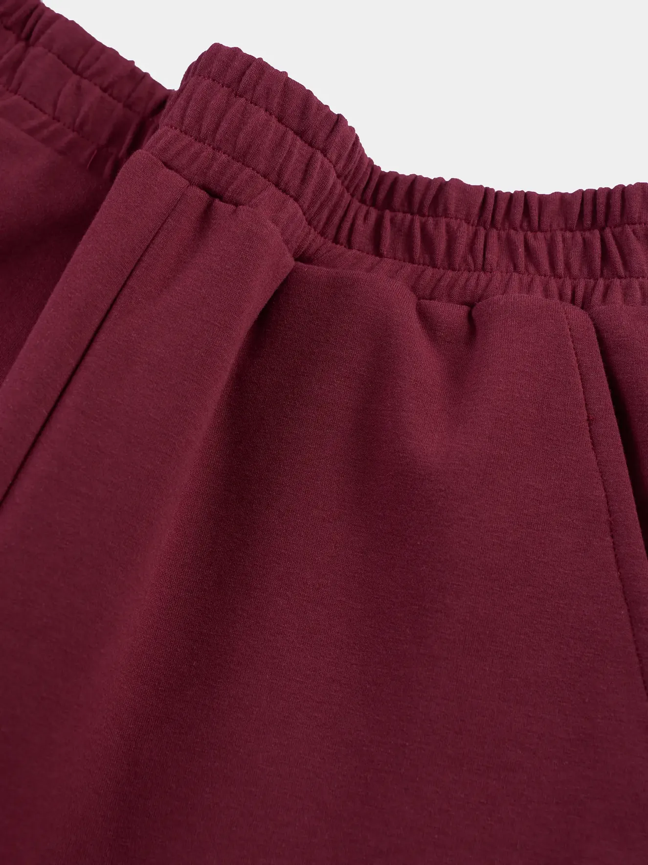 Quần Nỉ Nữ 5S FASHION Soft Edge Dáng Suông Cạp Chun Thoải Mái WBQNI26018