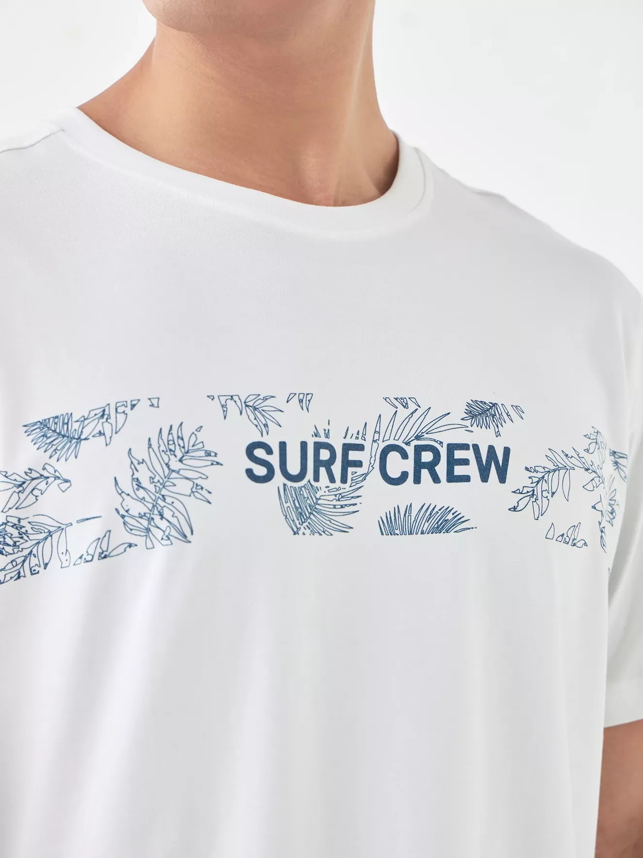 Áo Thun Nam Ngắn Tay 5S Fashion Họa Tiết Phom Casual ATS24019