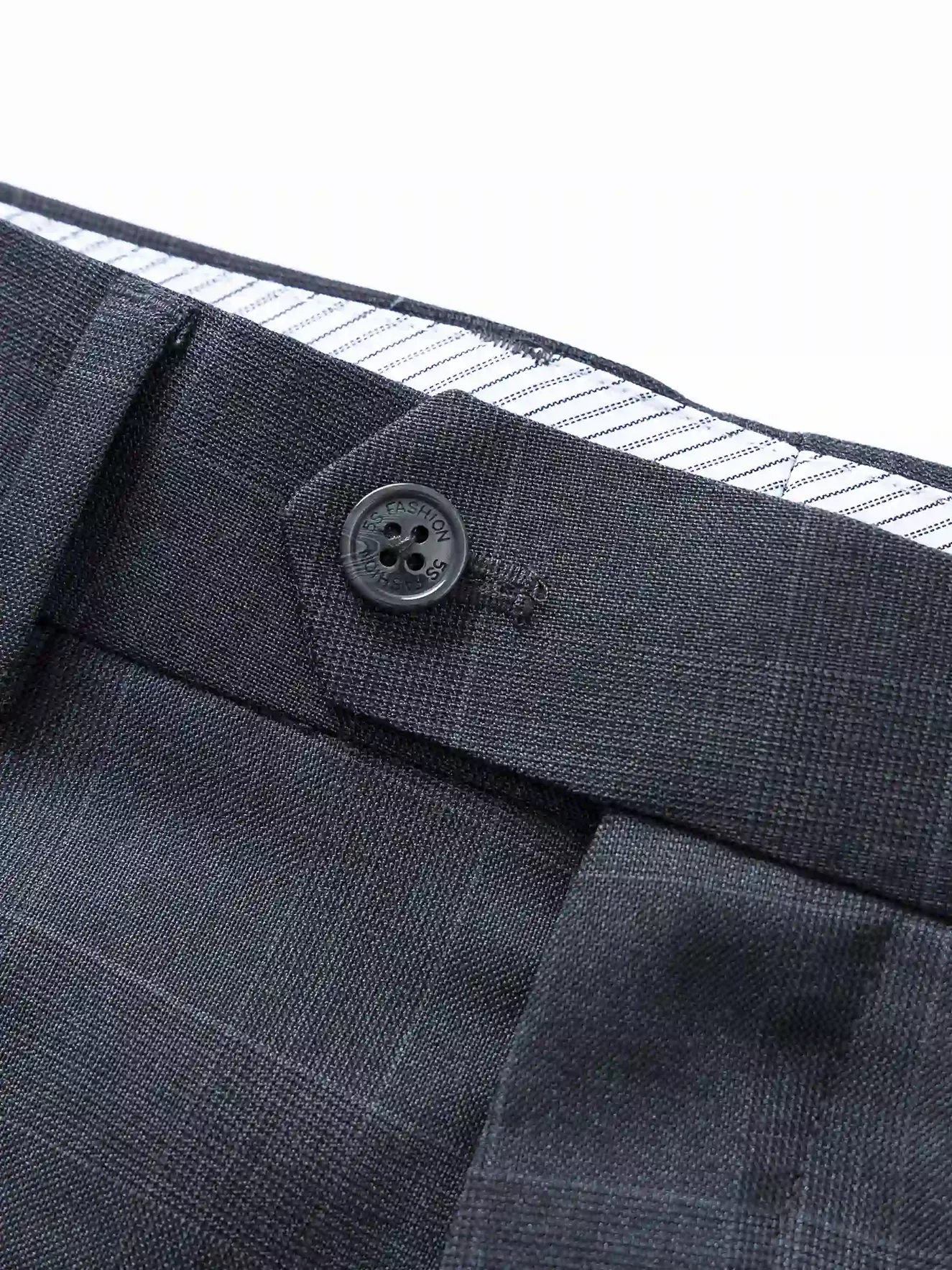 Quần Tây Nam 5S Fashion Dệt Kẻ Phom Smart Fit QAU23052