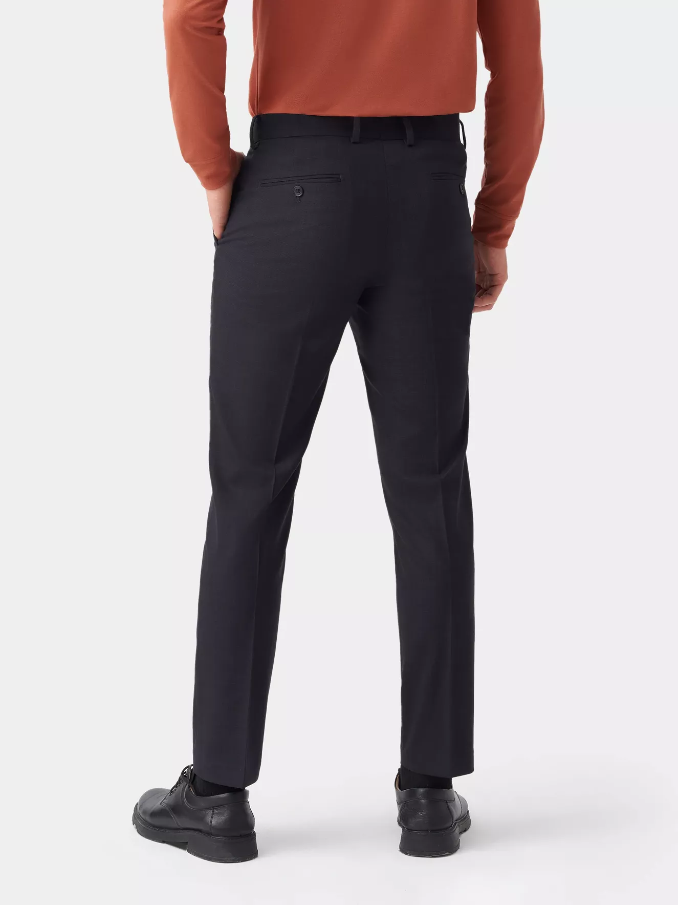 Quần Tây Nam 5S Fashion Dệt Kẻ Ô Slimfit QAU23055