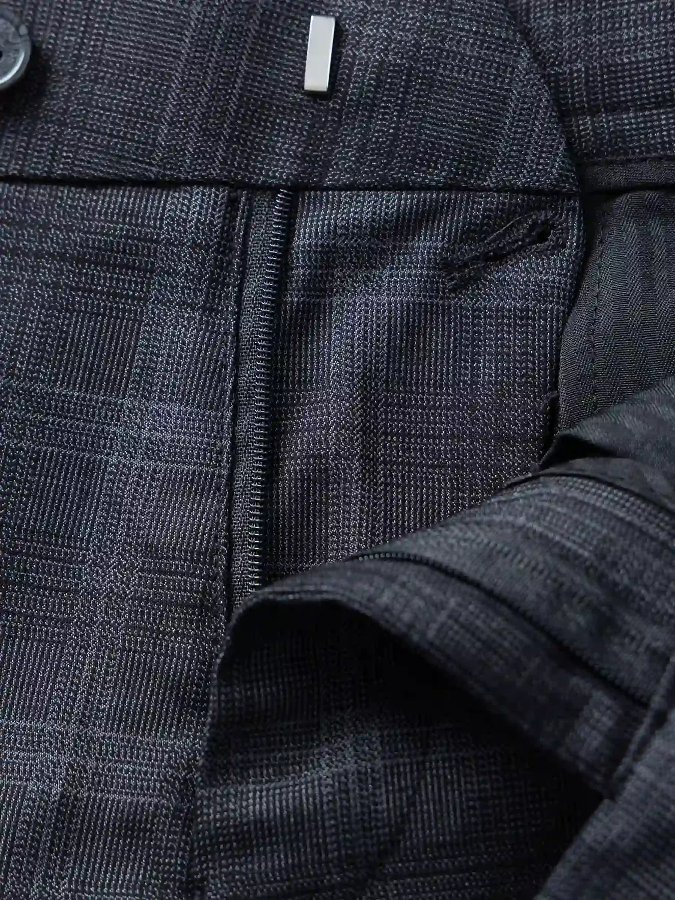 Quần Tây Nam 5S Fashion Dệt Kẻ Caro Slimfit QAU23056