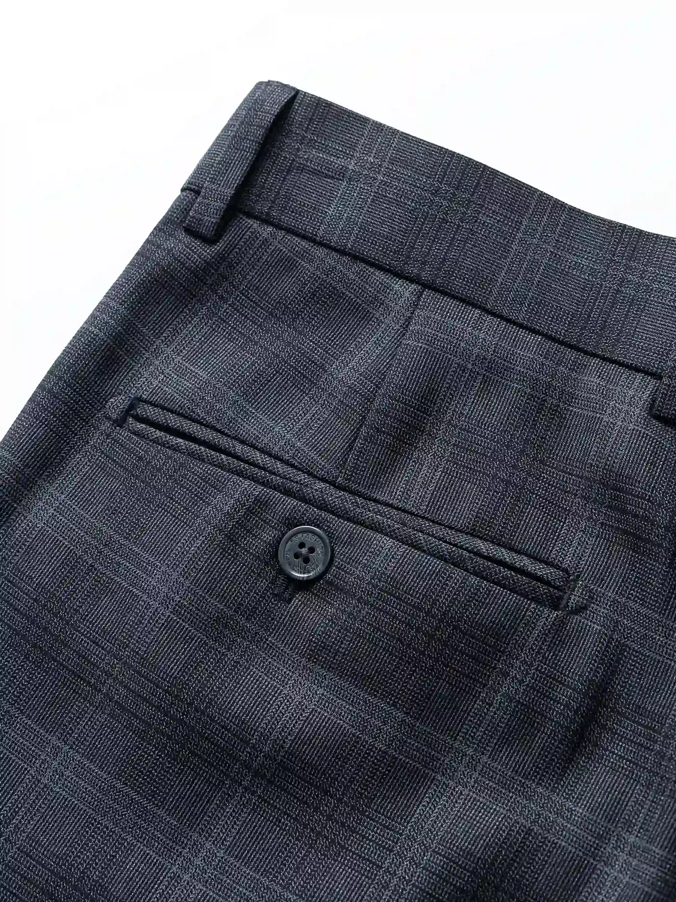 Quần Tây Nam 5S Fashion Dệt Kẻ Caro Slimfit QAU23056