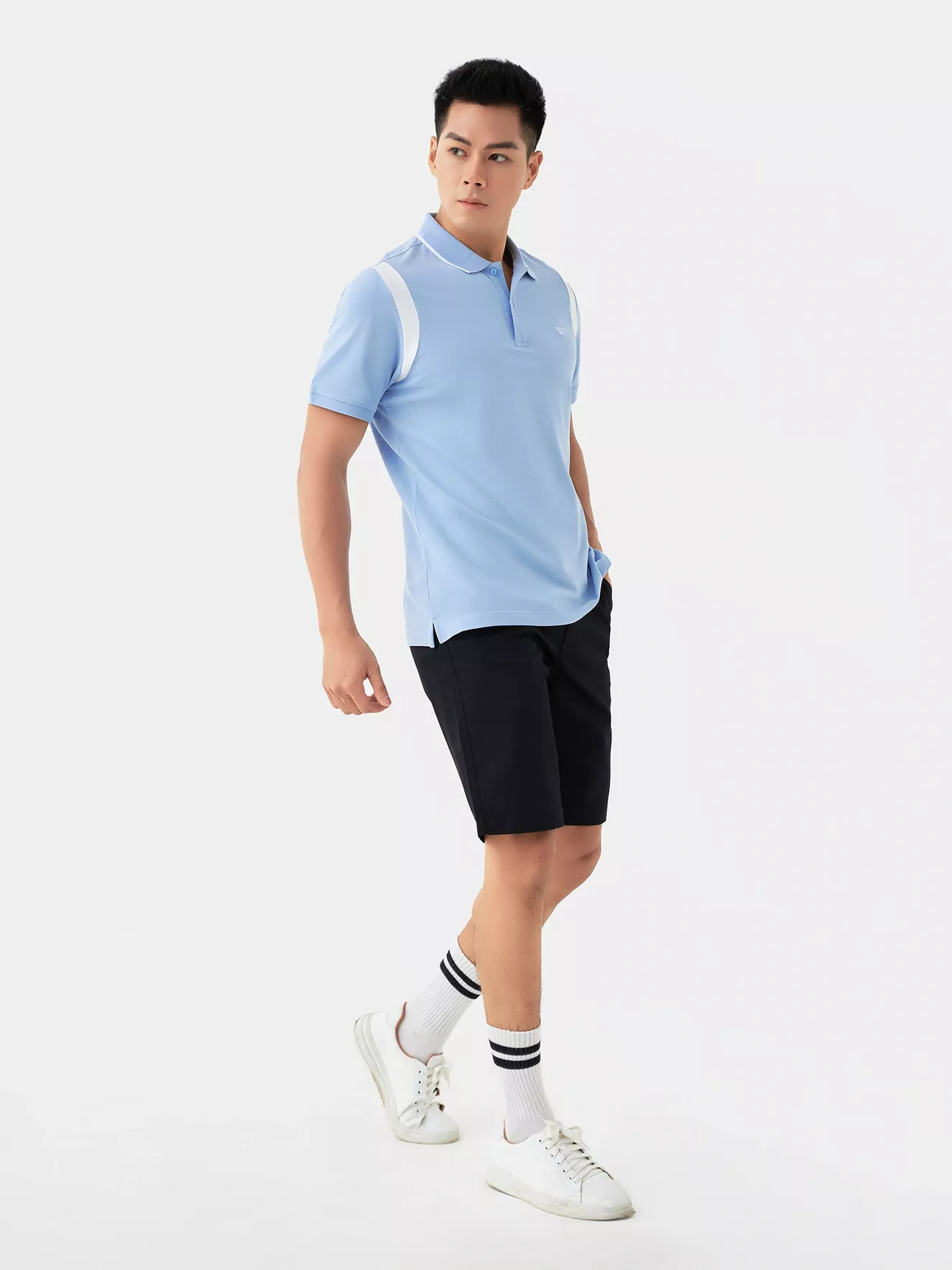 Áo Polo Nam 5S Fashion Phối Màu APC24077