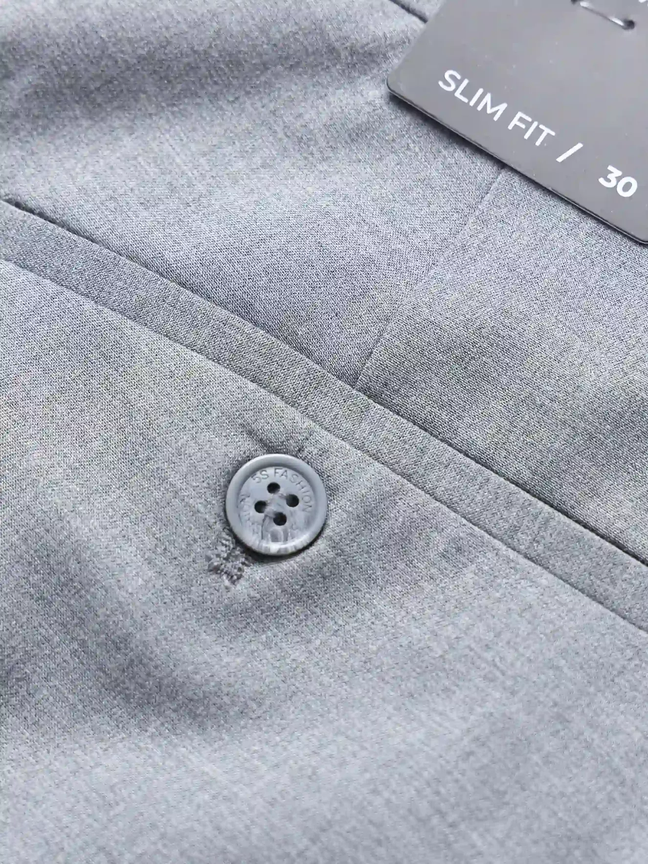 Quần Tây Nam 5S Fashion Ghi Melange QAU23057